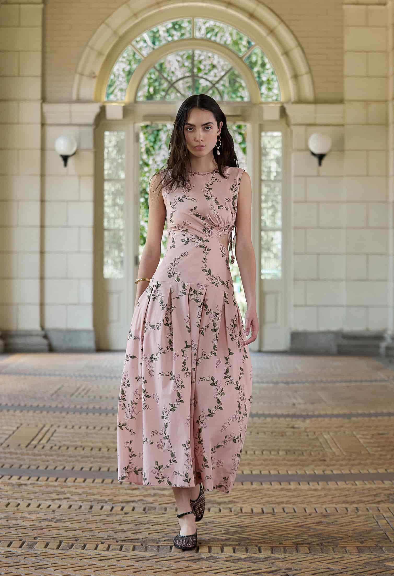 Otoño Wisteria Midi Dress - miniatura 2