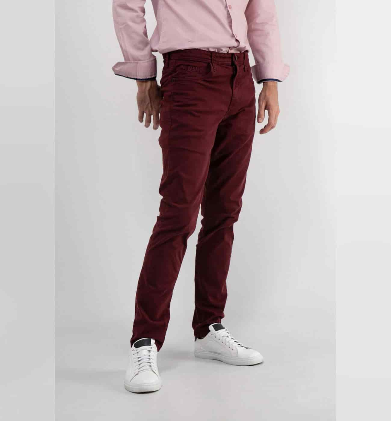 Pantalon Slim Vino - miniatura 1