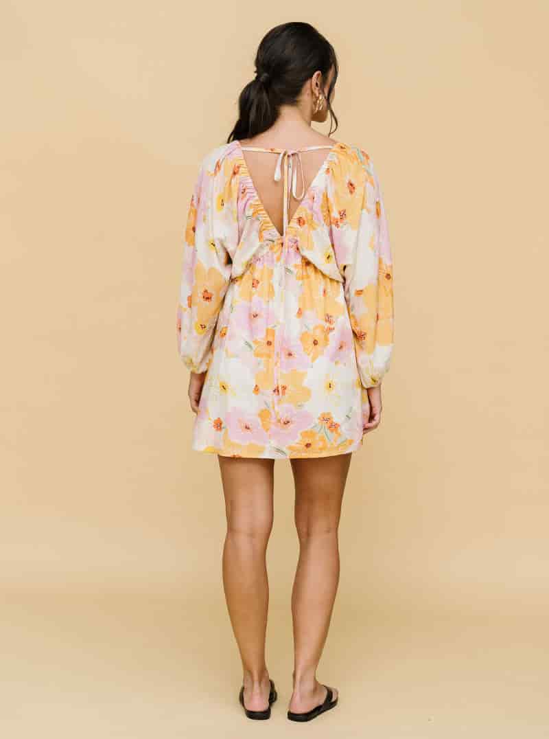 VESTIDO VOLARE FLORES - miniatura 7