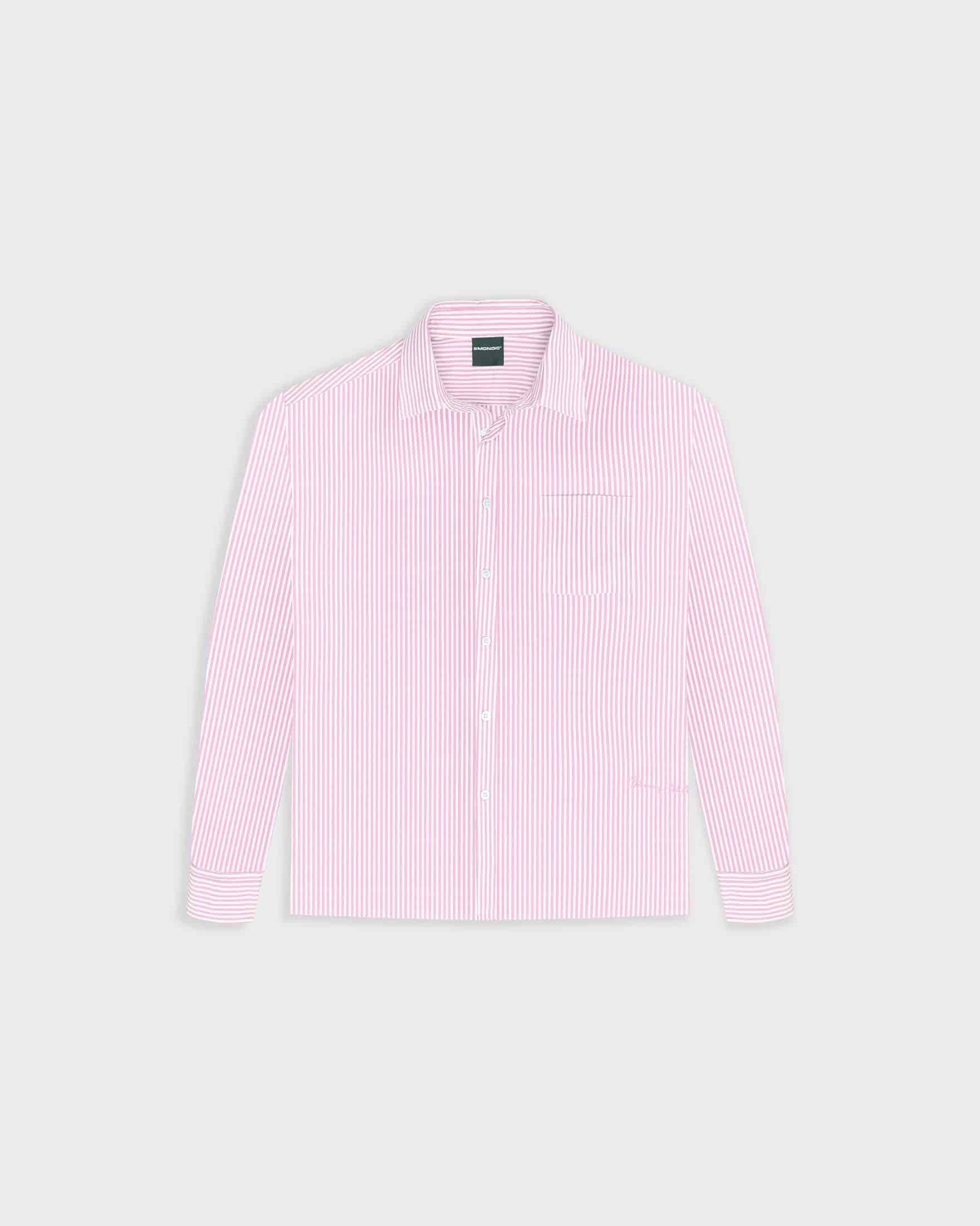 Pinstripe Shirt - Baby Pink - miniatura 1