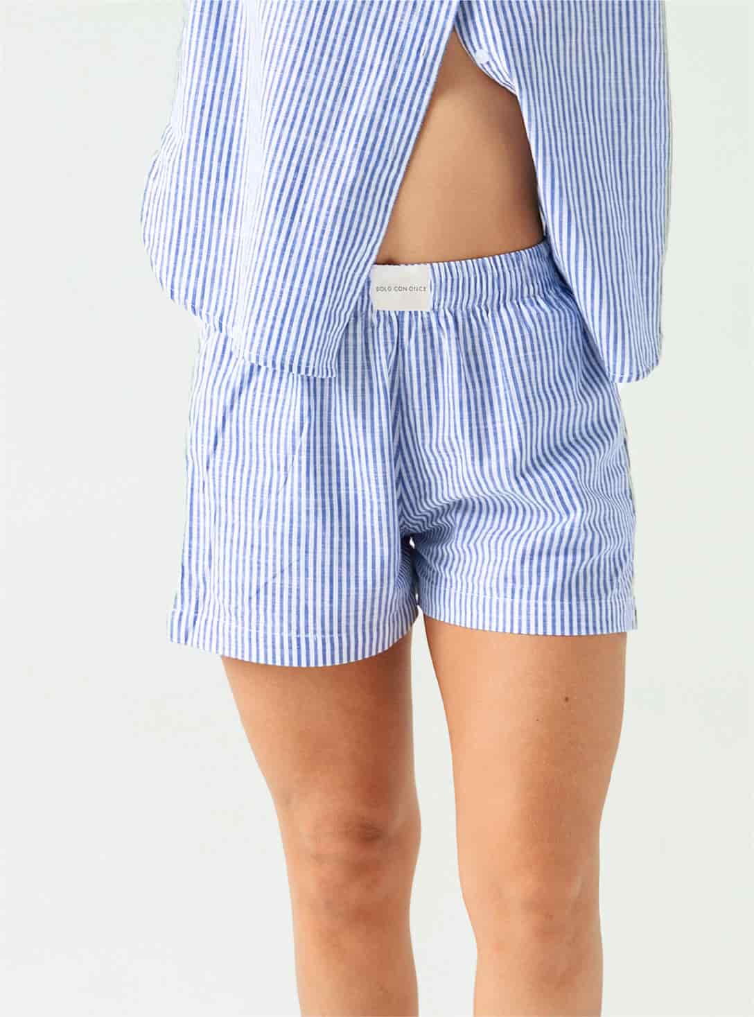 Short Resort Rayas - Navy - miniatura 4