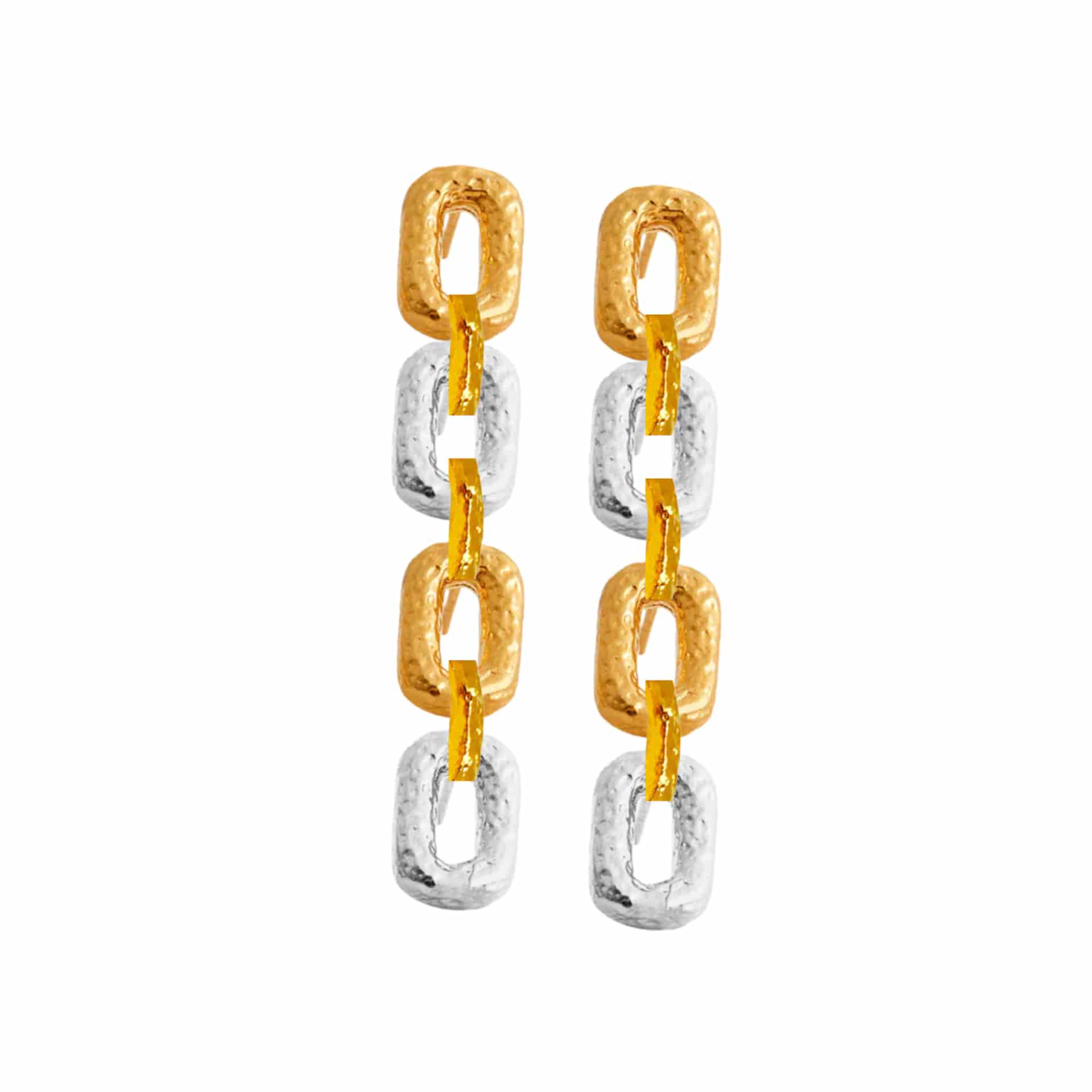 Connected Mini Link Earrings - miniatura 2