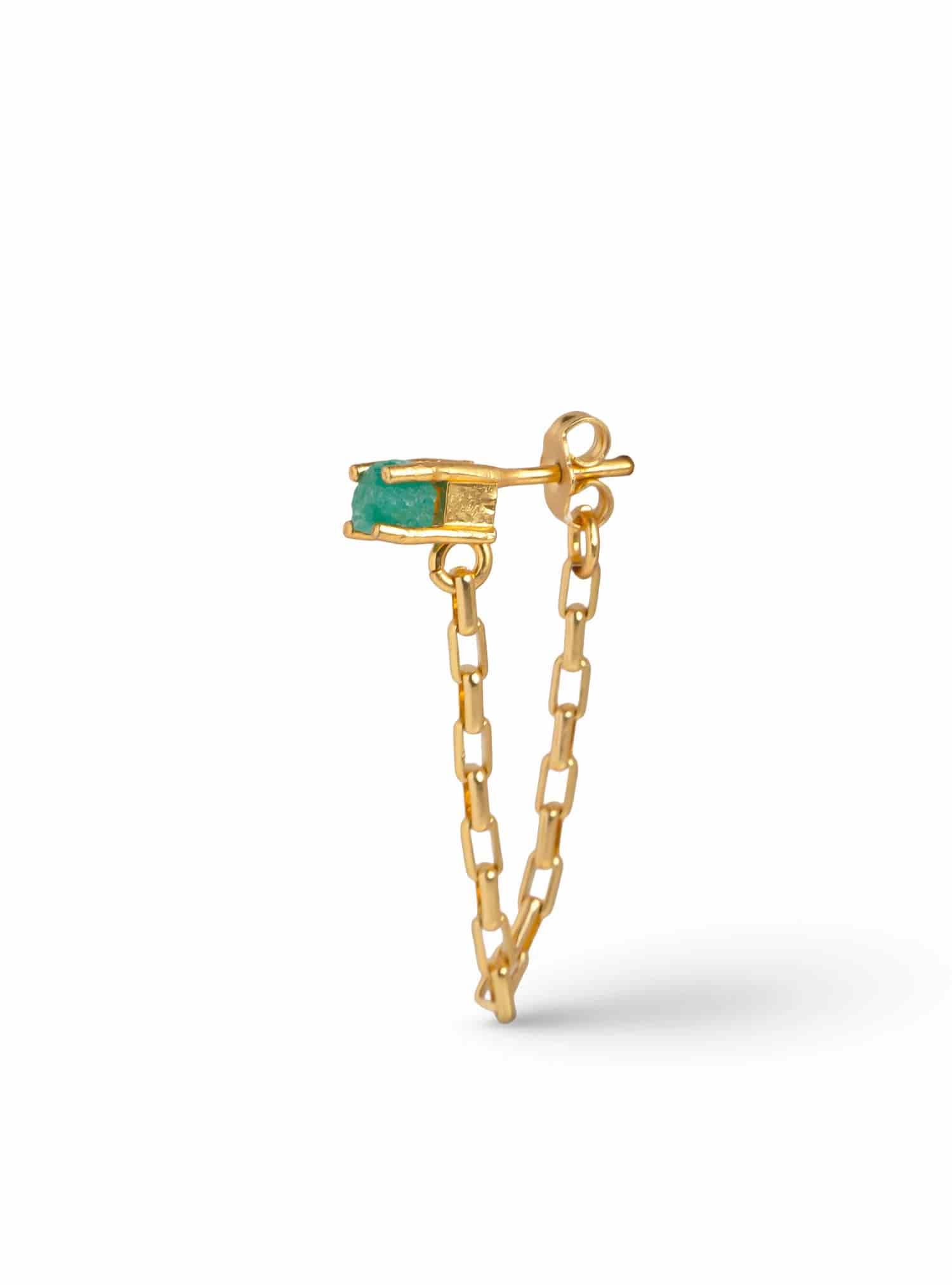Arete Tennis Uniesmeralda Chain Solitario - miniatura 3