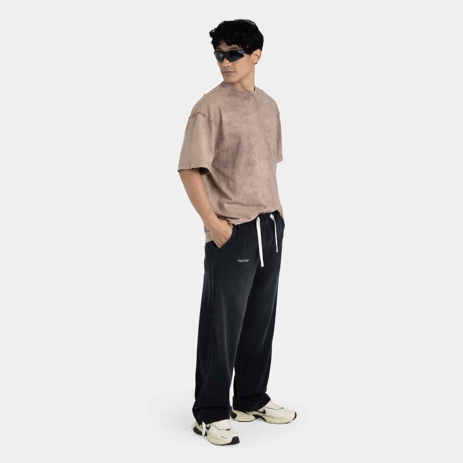 Acid Washed Boxy Tee Mocca - miniatura 4