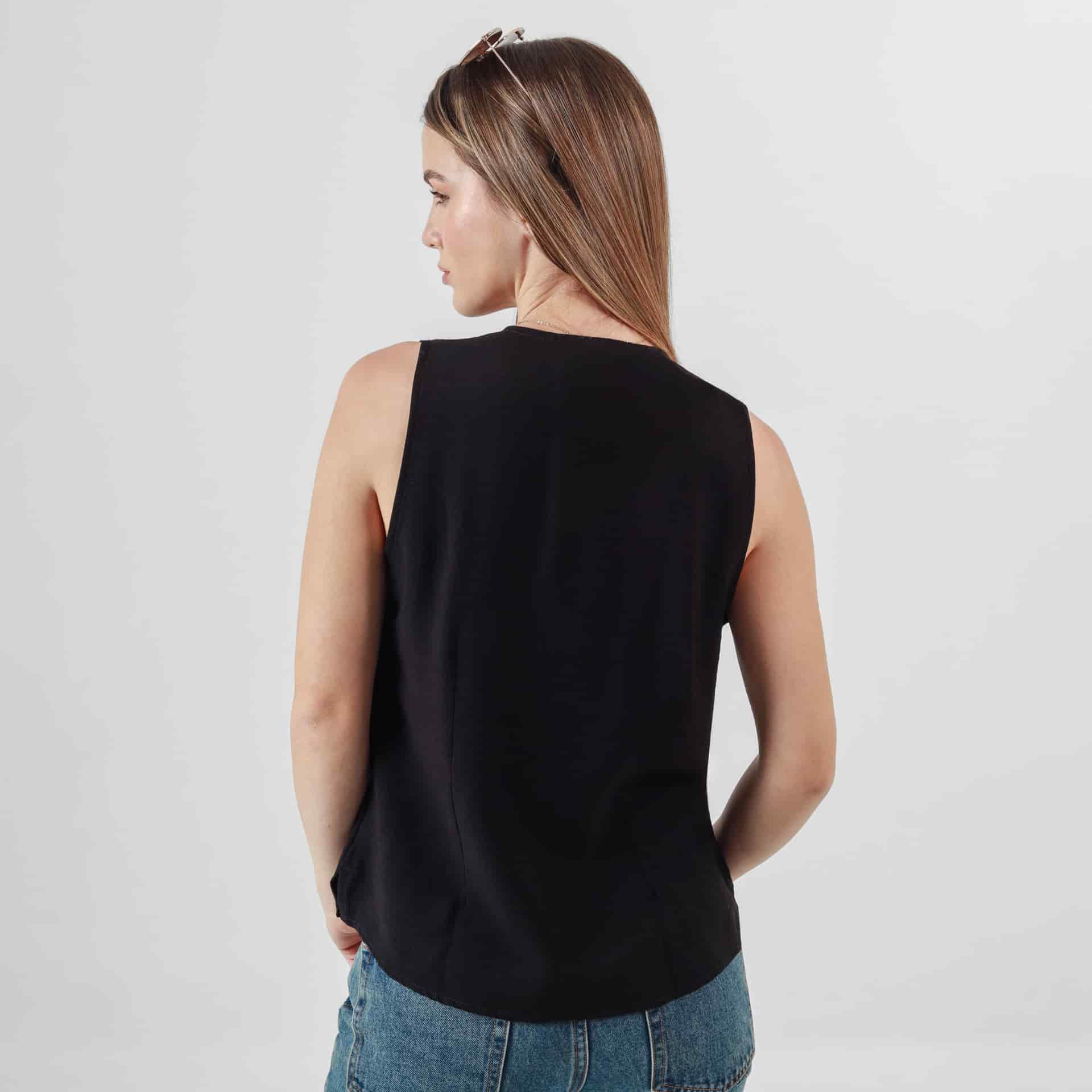 Blusa Cuello V Manga Sisa - miniatura 14