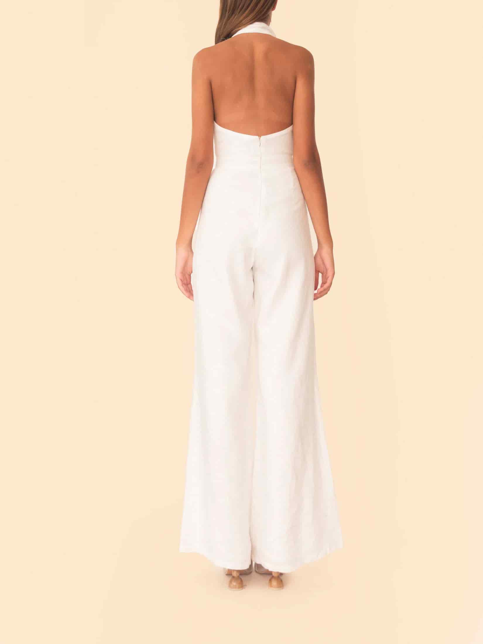 ZANE JUMPSUIT IVORY - miniatura 5