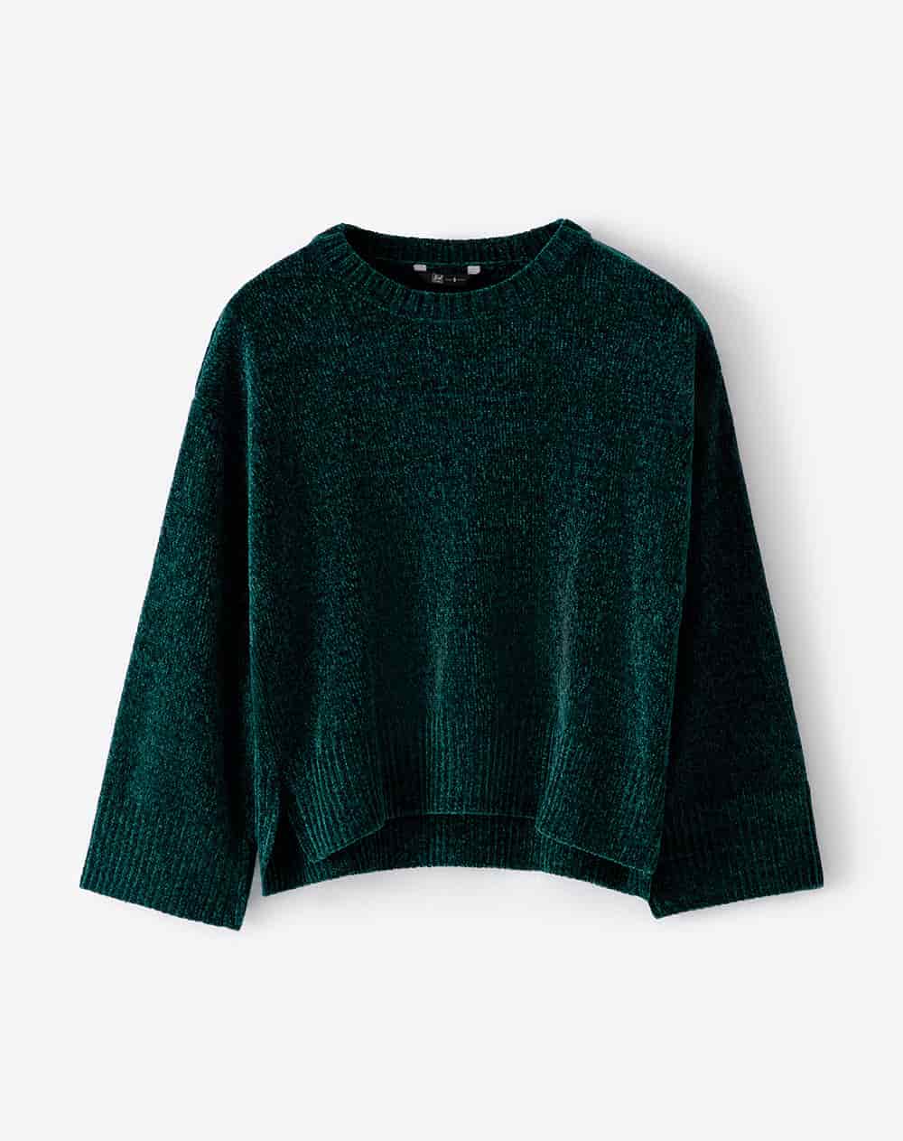 Suéter oversize verde mujer - miniatura 5