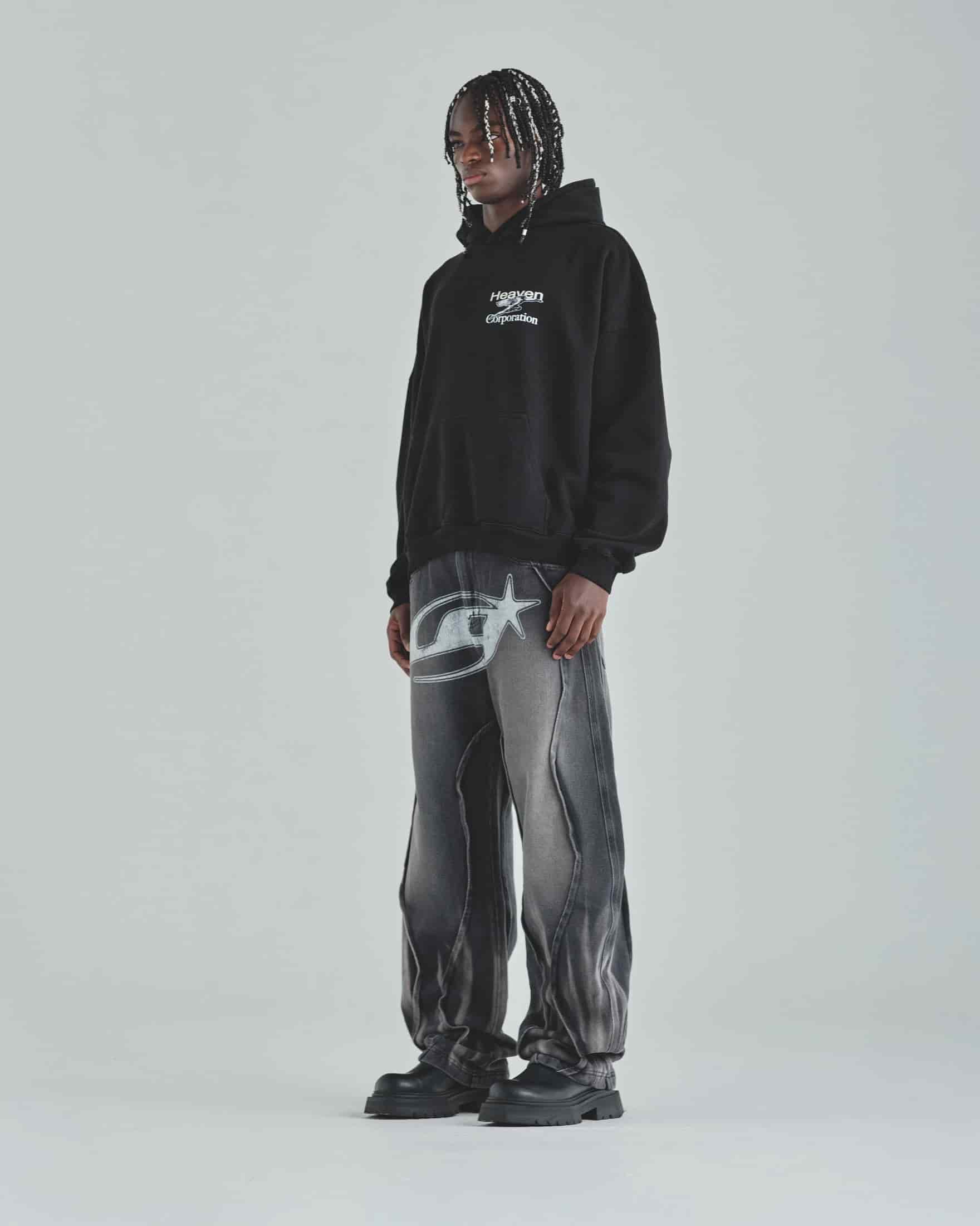 Act 1 UG Star Barrel Vein Jean Washed Black - miniatura 5