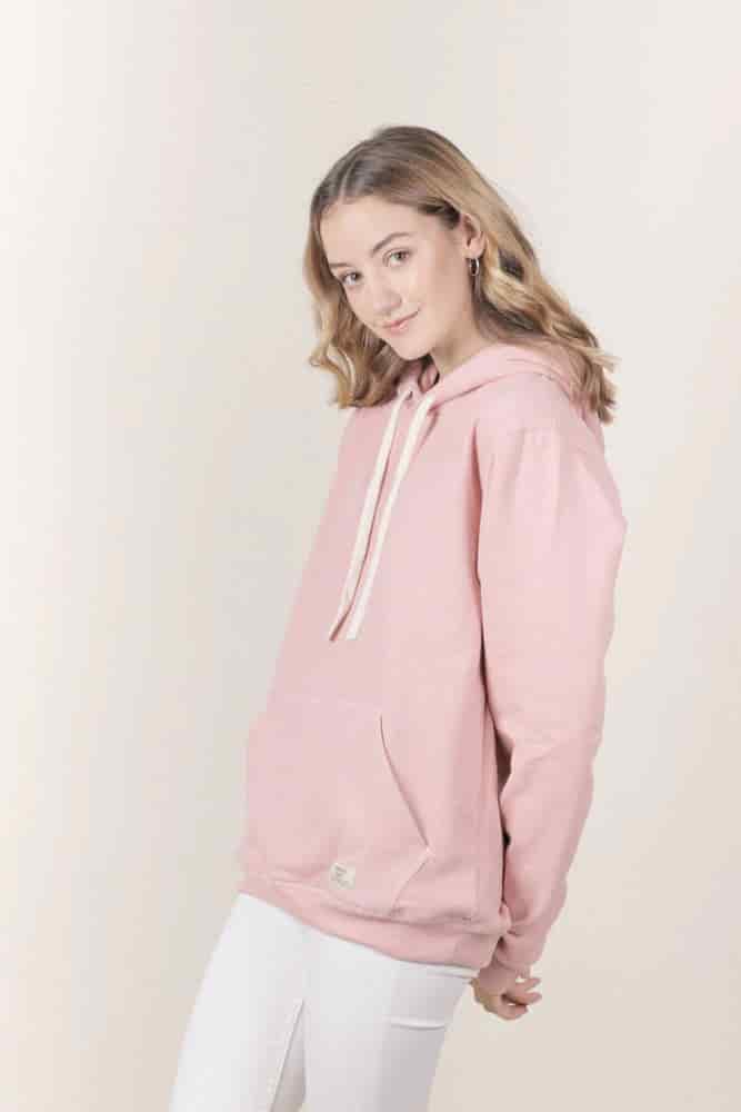 HOODIE ROSADO UNISEX- BASICO - miniatura 2