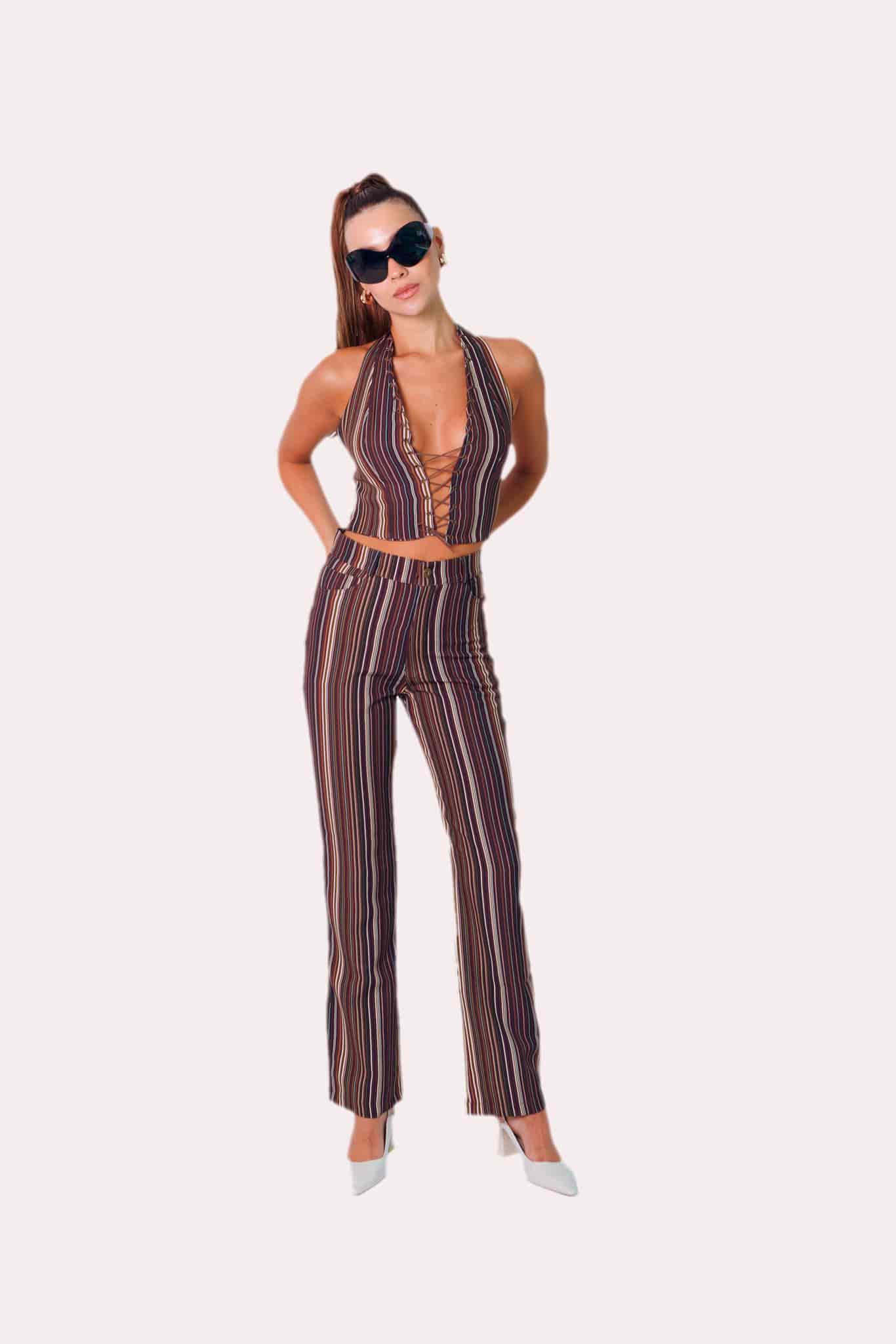 Private: Halter Top in Crimson Rush - miniatura 1