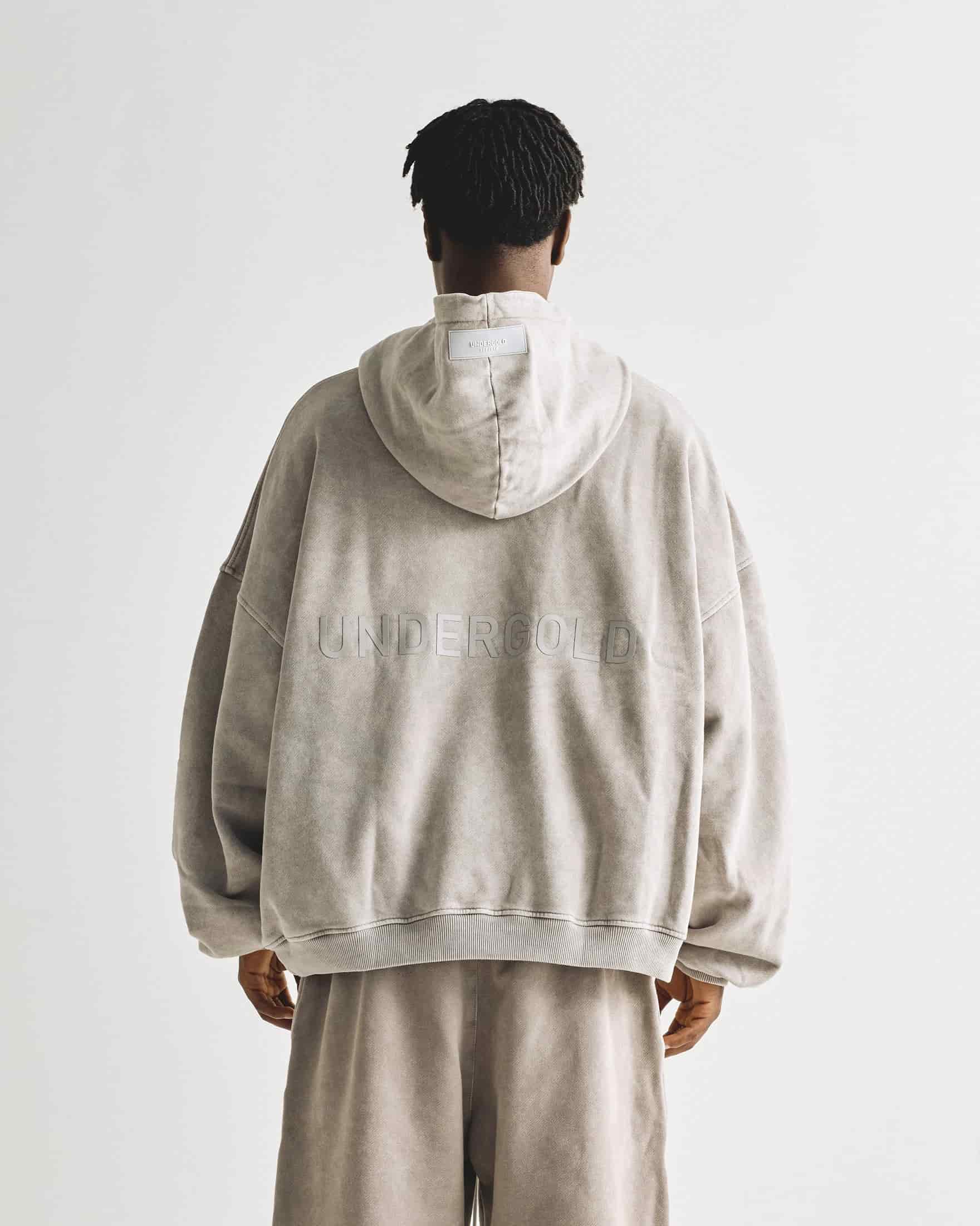 Line Logo Hoodie Washed Gray - miniatura 6