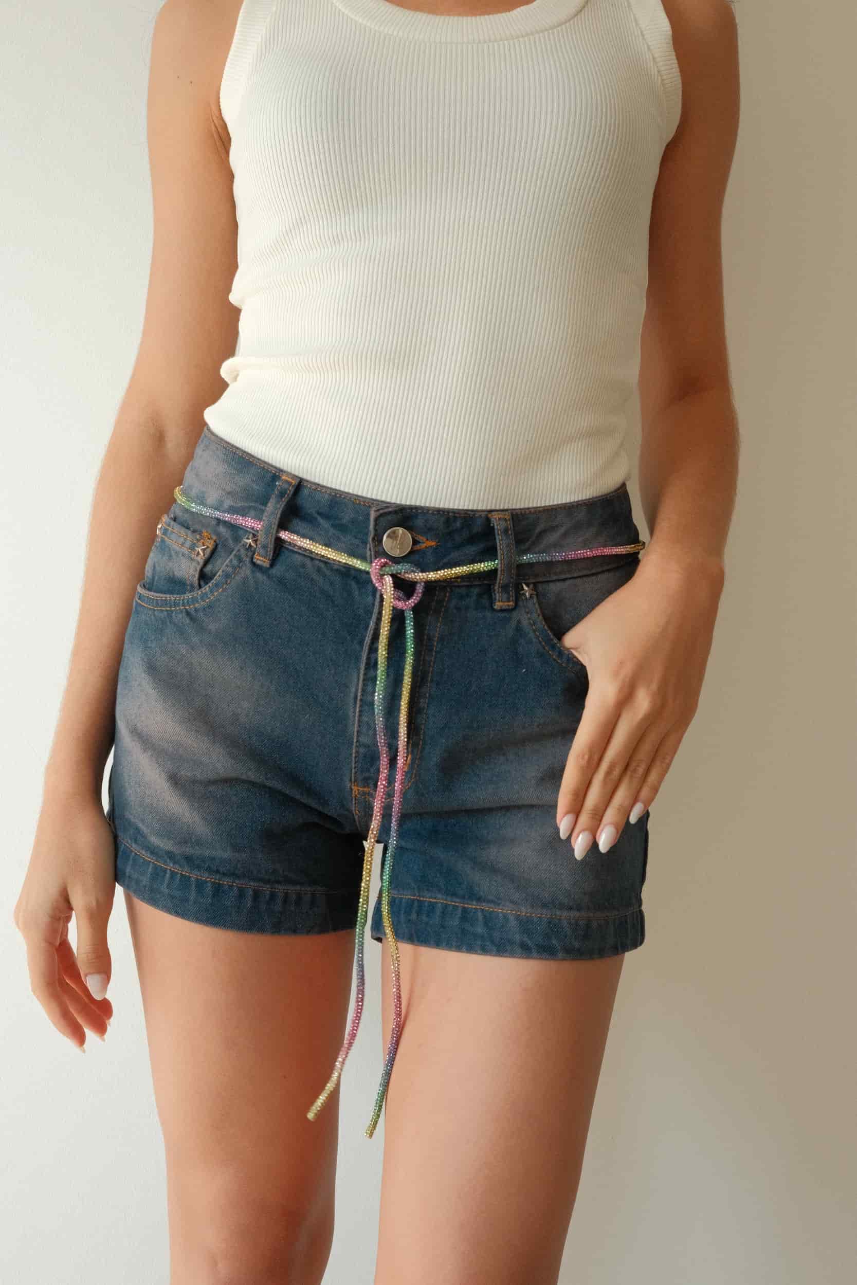 Cotton Candy Shorts Rainbow Belt - miniatura 4