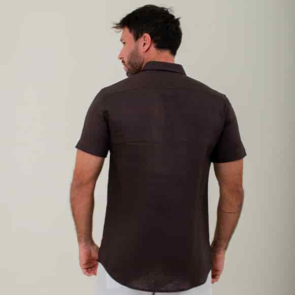 CAMISA MC 100% LINO HOMBRE - miniatura 8