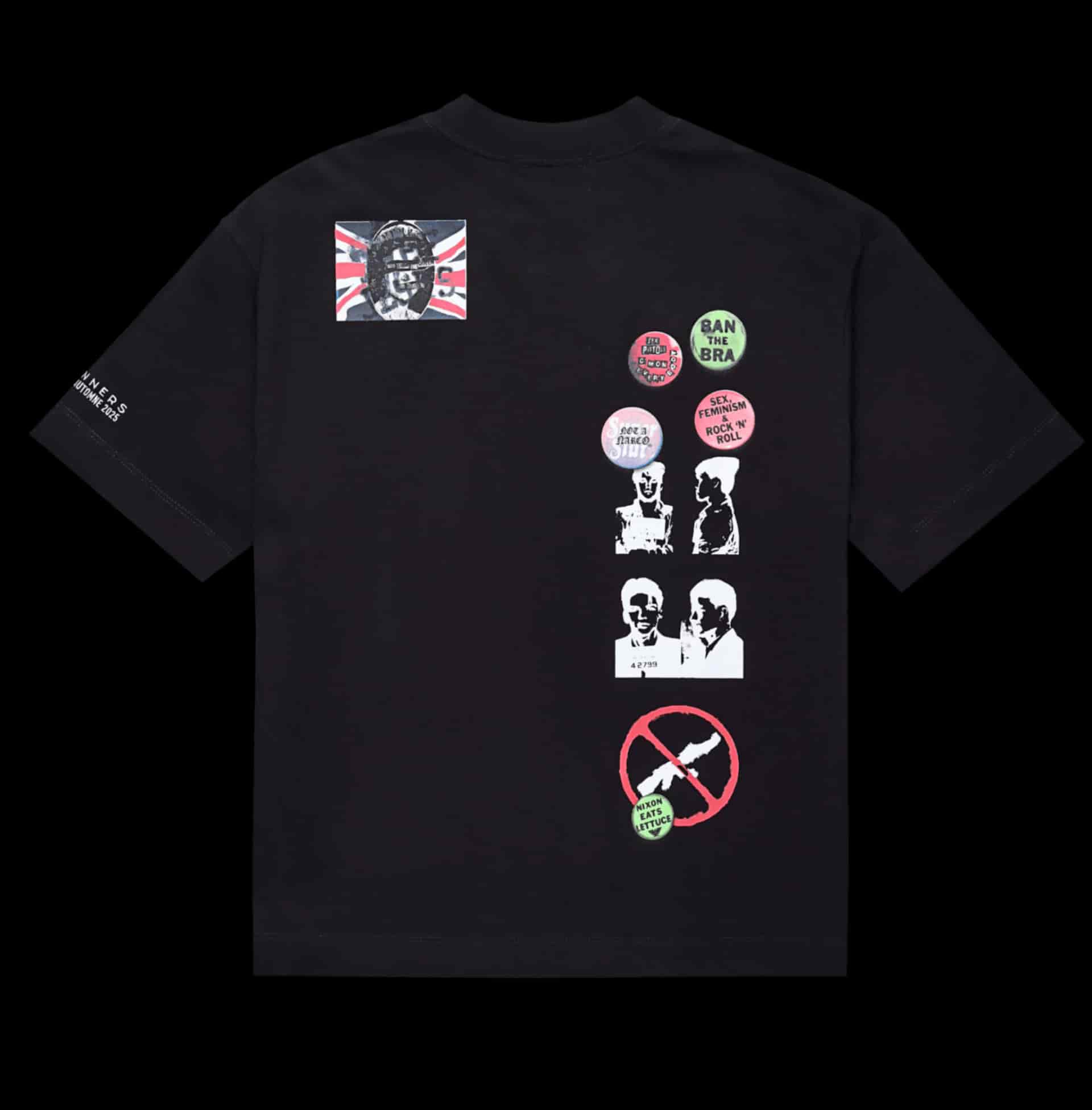 STAMPS BLACK T-SHIRT - miniatura 3