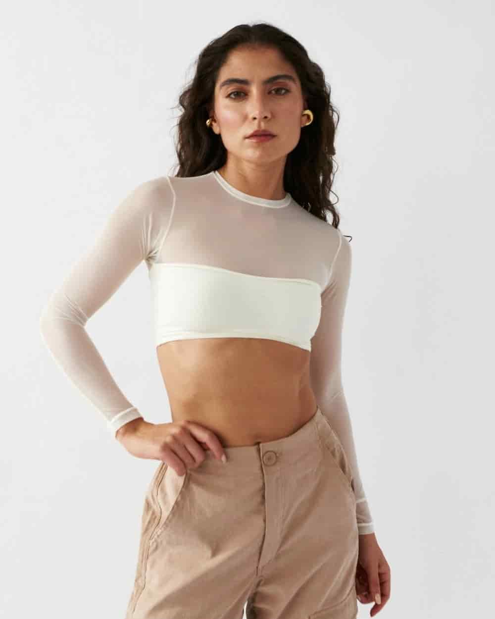 VANILLA MESH TOP - miniatura 1