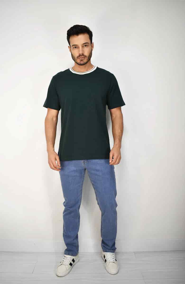 Camiseta Verde Para Hombre - miniatura 3