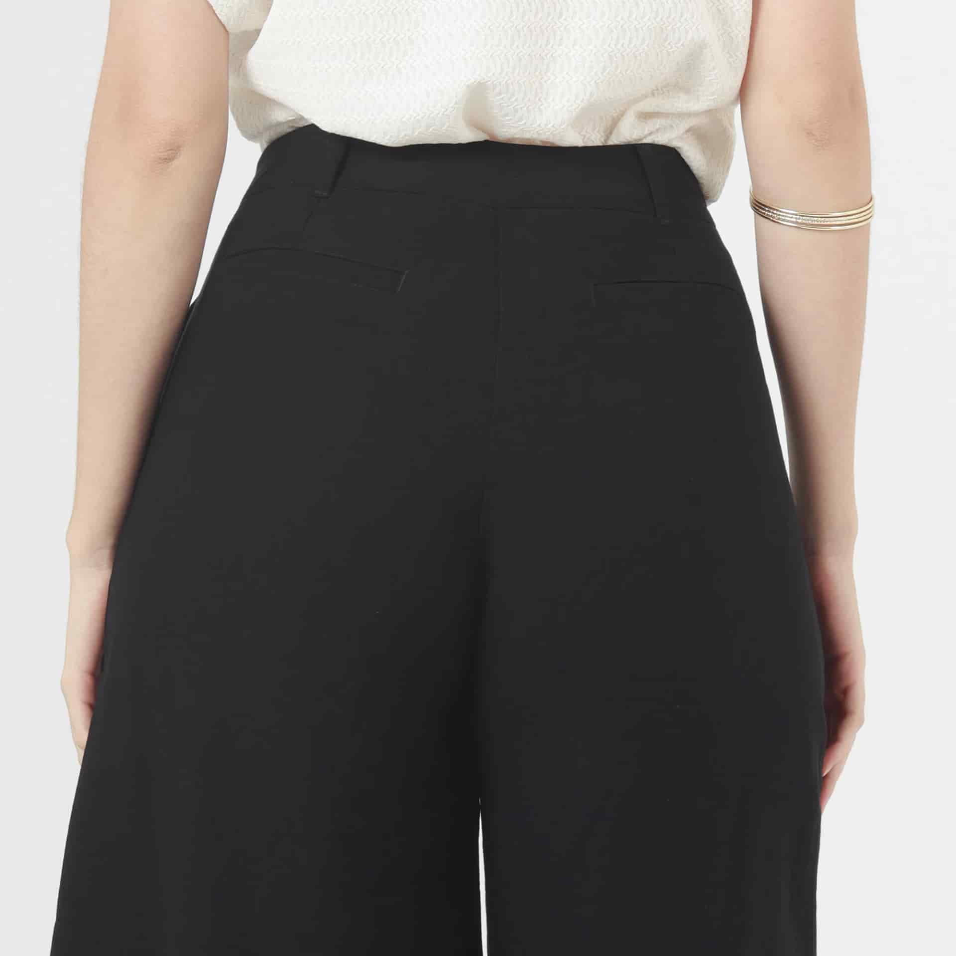 Pantalon Tiro Alto Bota Palazzo - miniatura 2