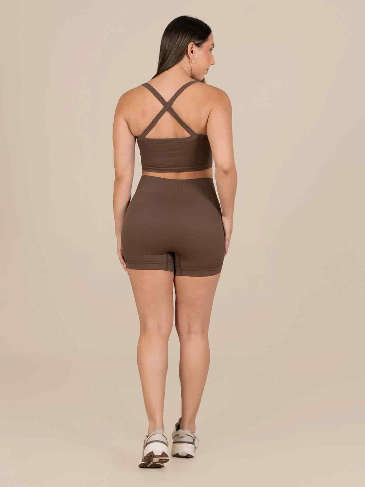 Talia short set seamless cafe - miniatura 2