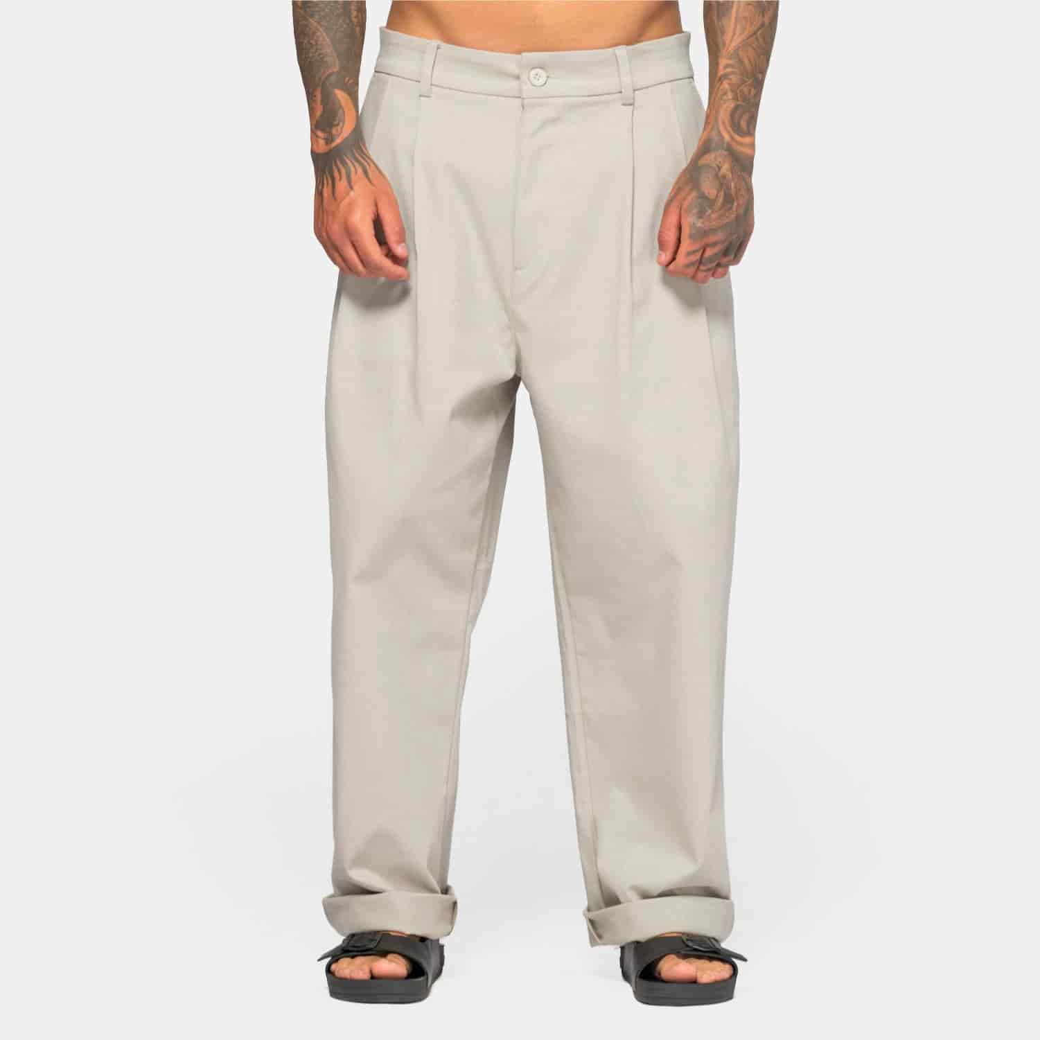 Baggy Pants Studio Cut Beige - miniatura 5