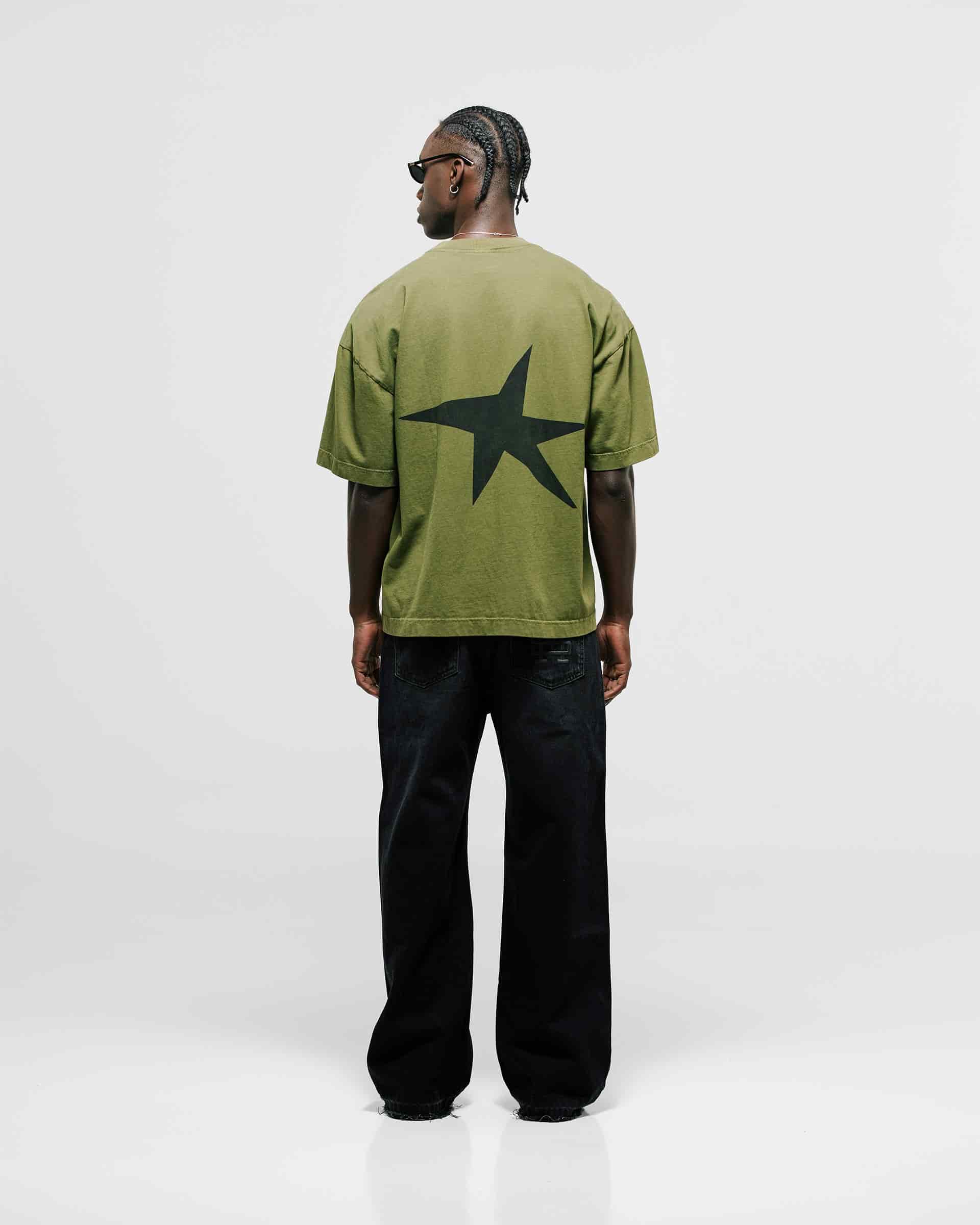 Camiseta Boxy Fit Riva - Verde Oliva - miniatura 3