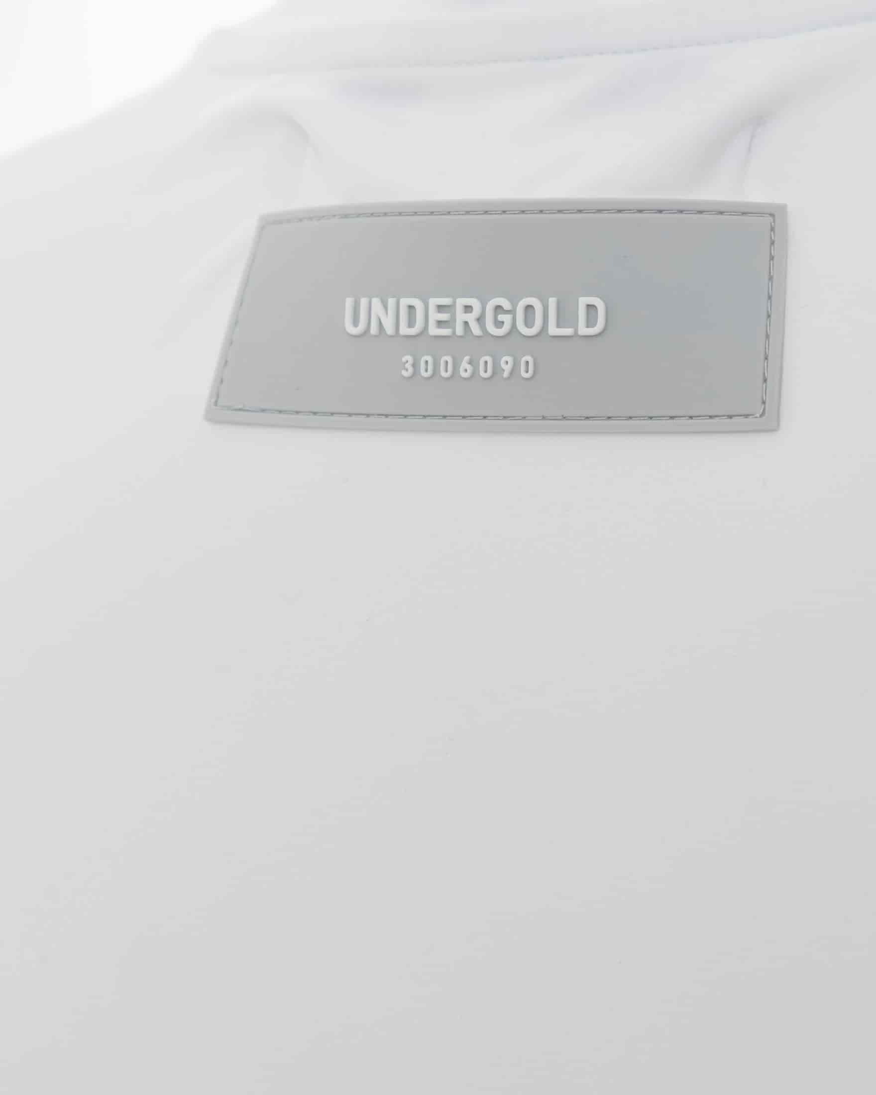 W Basics Undergold Studio Ultra Slim Long Sleeve Tee White - miniatura 4