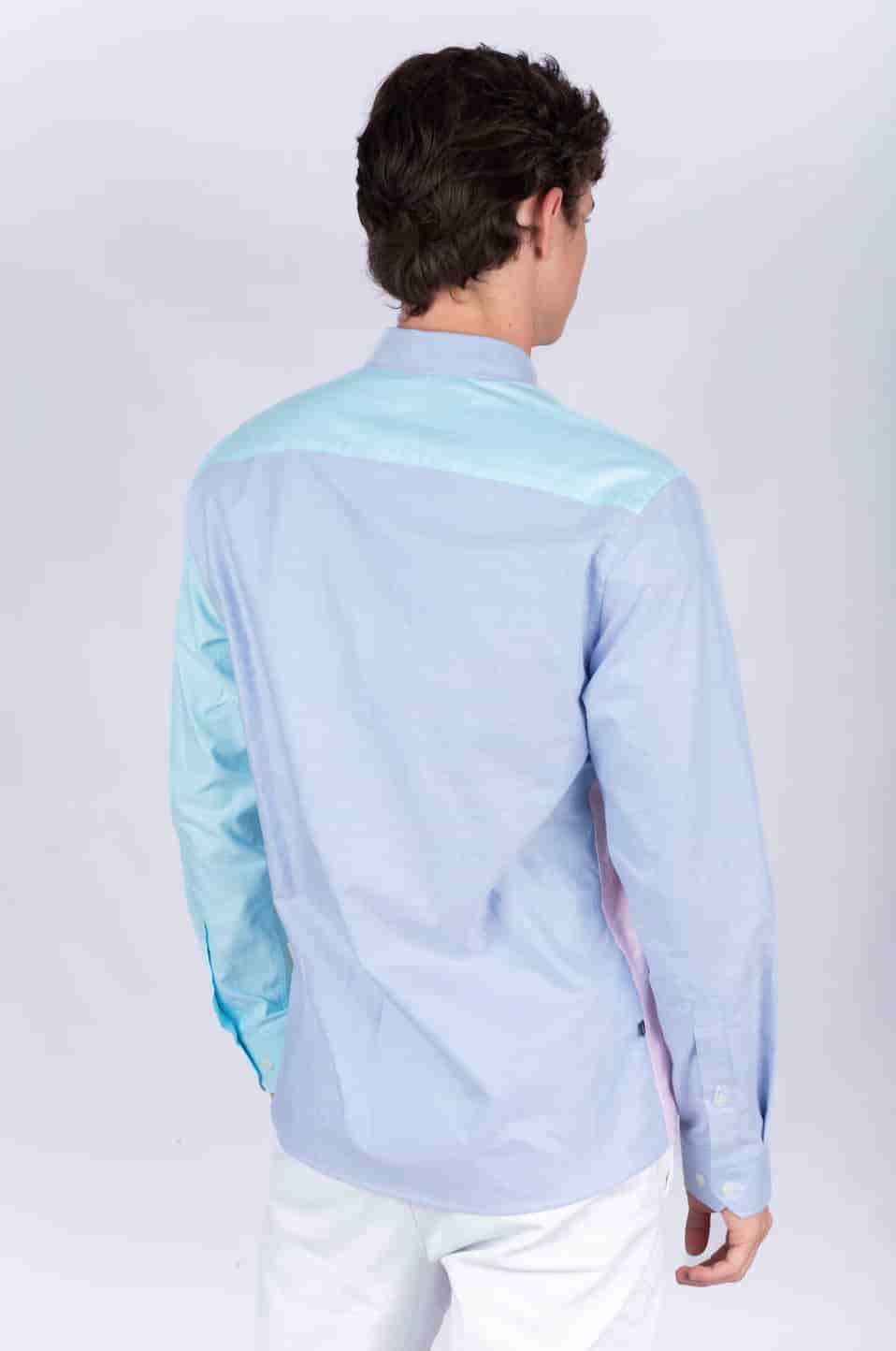 Camisa Oxford Multicolor Amarilla - miniatura 2