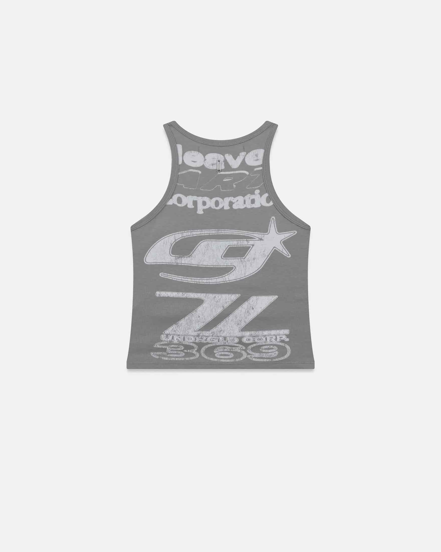 Act 1 Racer Halter Tank Top Gray - miniatura 3