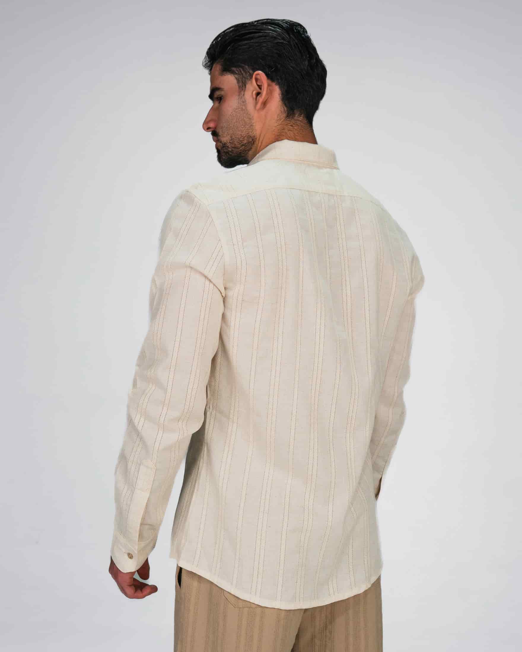 Camisa Artesana Beige - miniatura 2