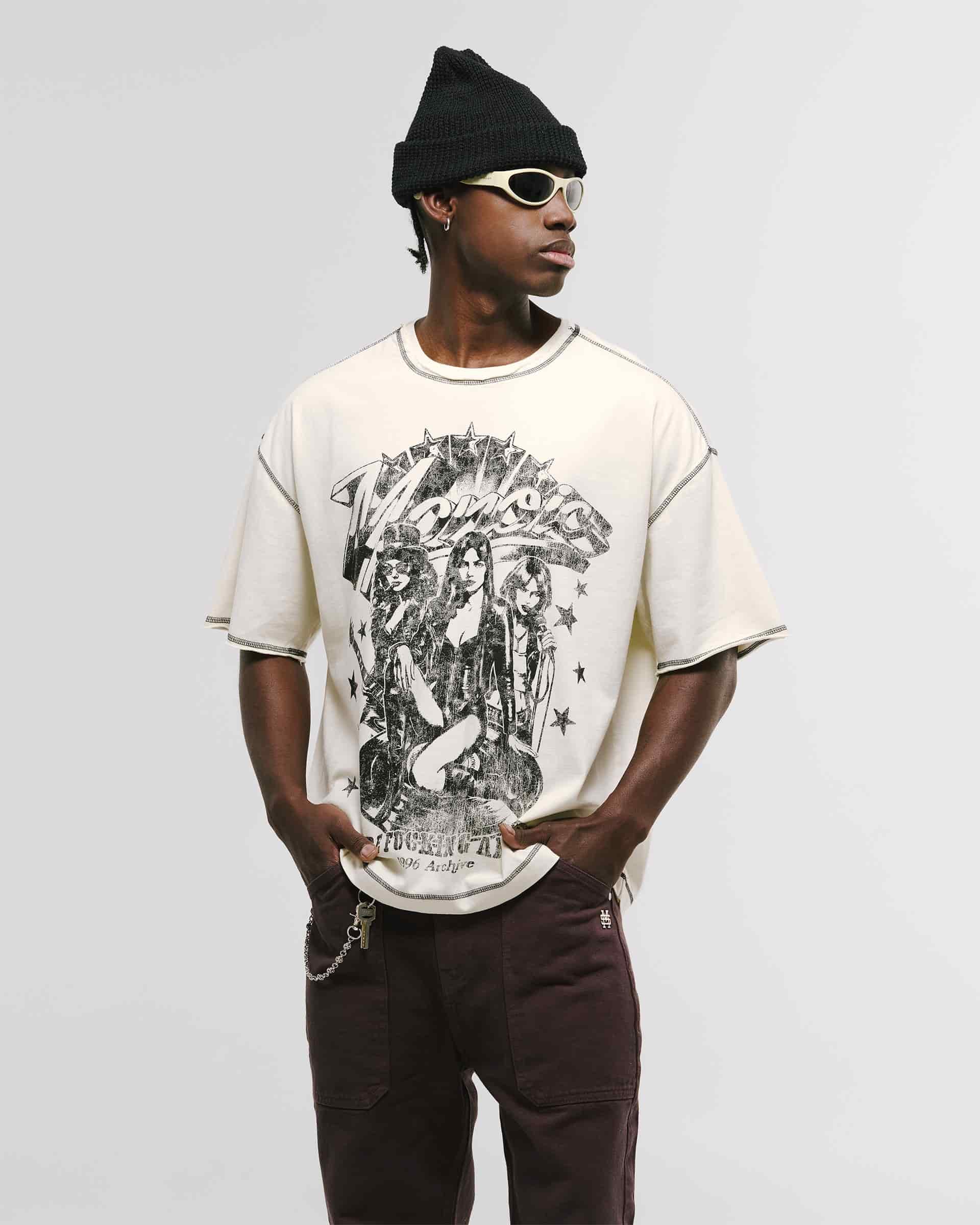 Camiseta Boxy Fit We're Fucking Artists – Off White - miniatura 2