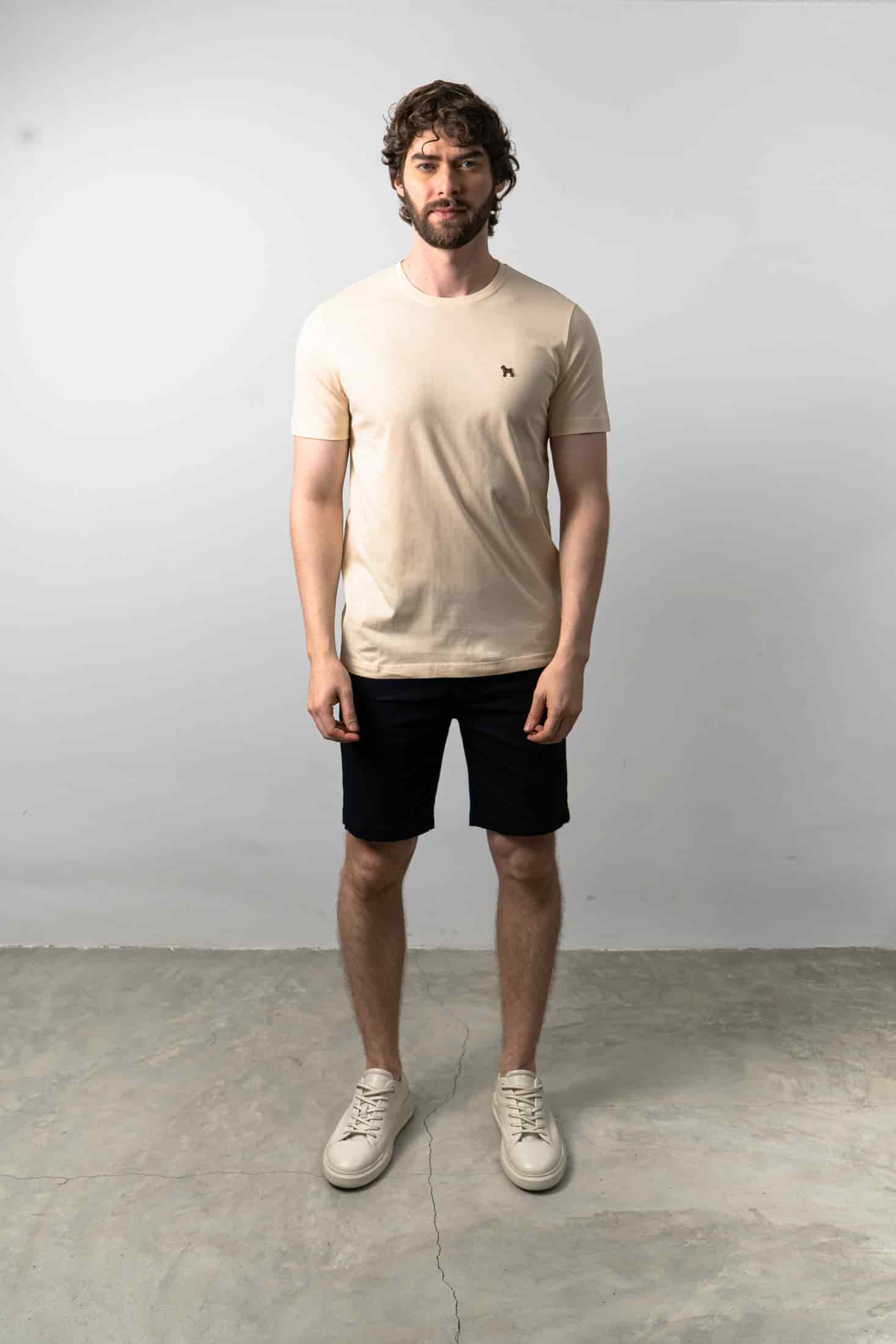 Camiseta Básica Crema - miniatura 1