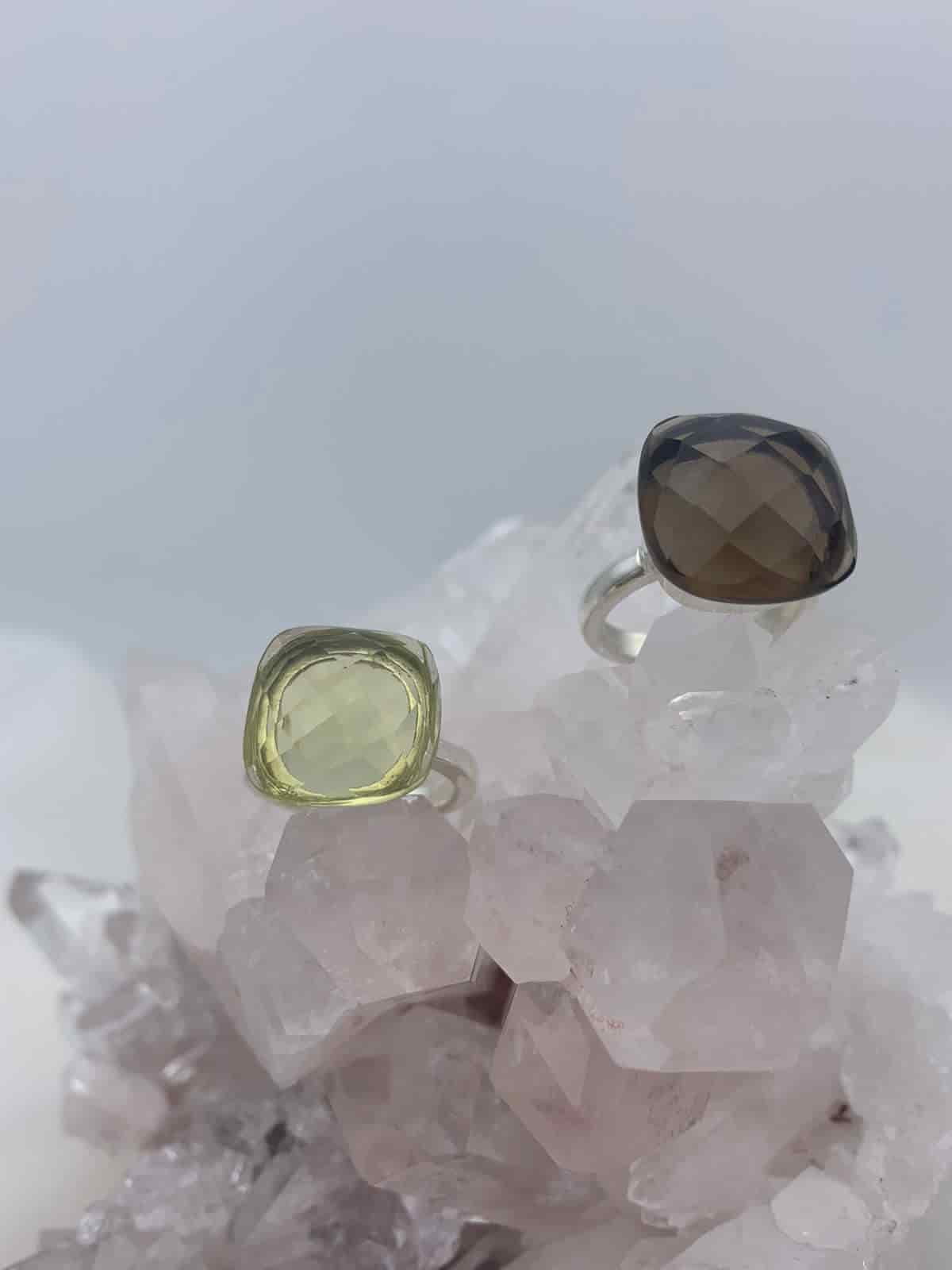 Anillo Cuarzo Limón Pomerato - miniatura 2