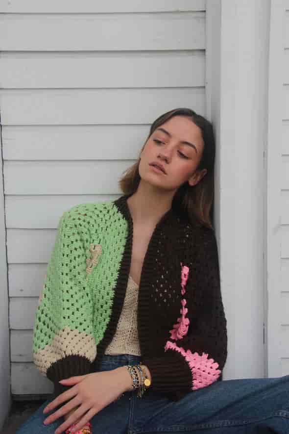 Mosaico Vital - Crocheted Cardigan (pre-order) - miniatura 15