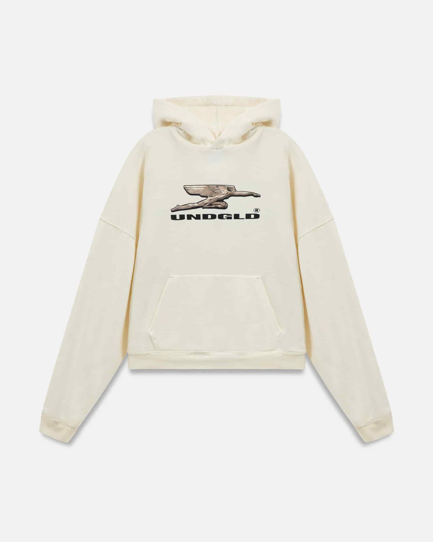 W Holy State Deco Boxy Fit Hoodie White - miniatura 1