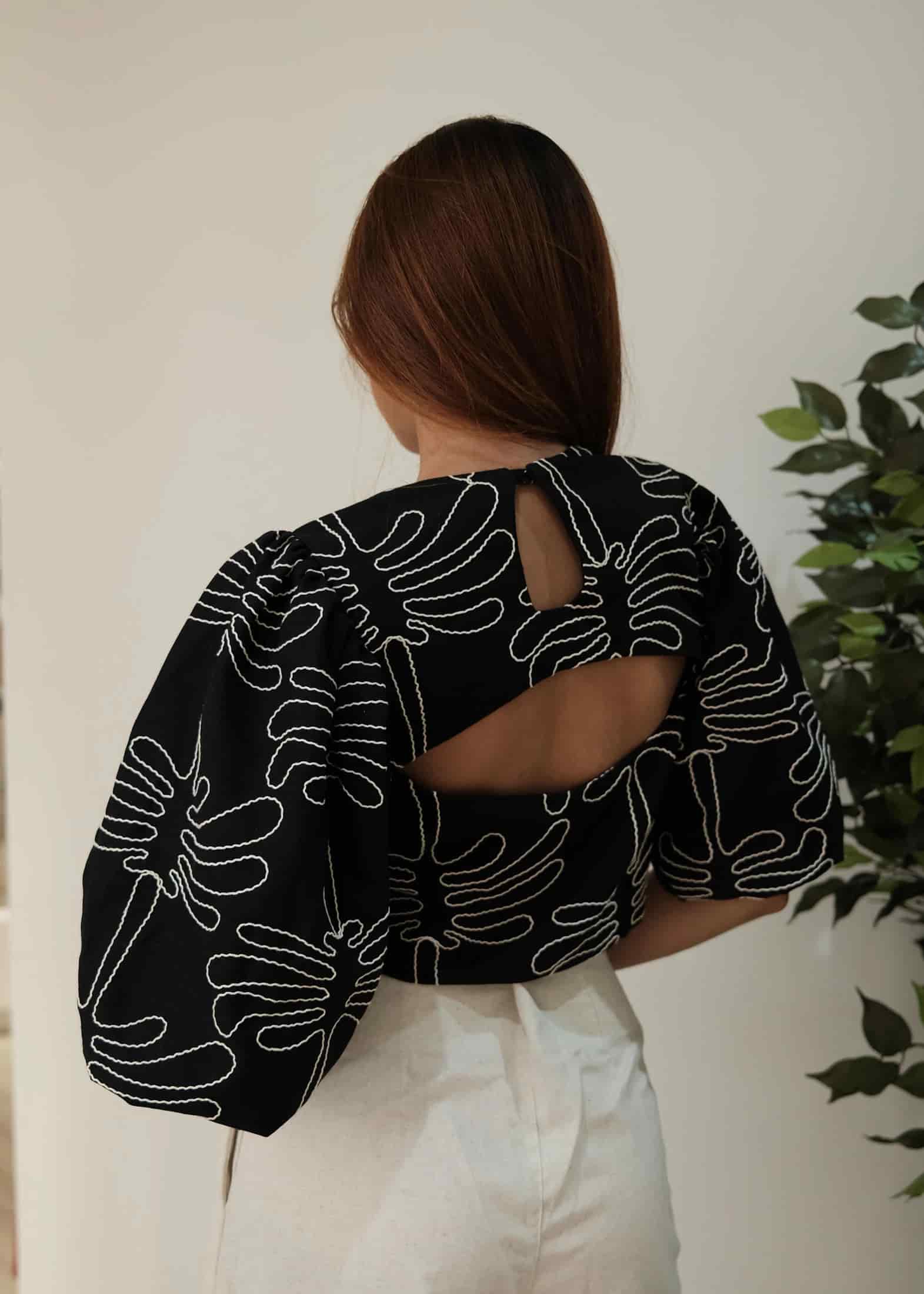Blusa Palmeras Muestra - miniatura 3