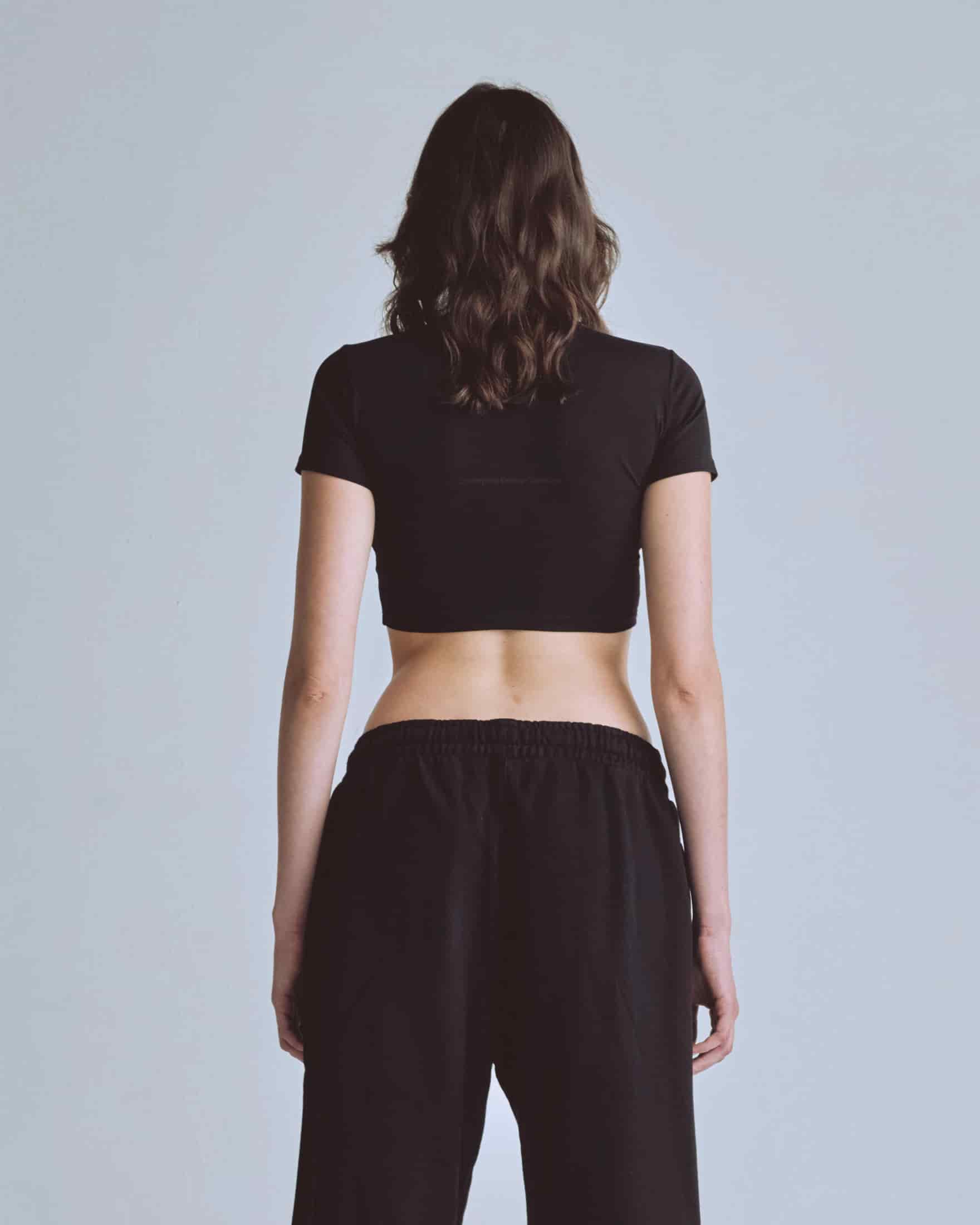 Capsule Blessed Are You Baby Tee Black - miniatura 5