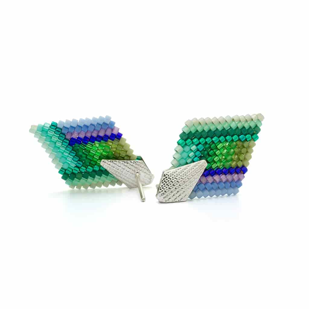 ARETES ROMBO ART DECO - miniatura 1