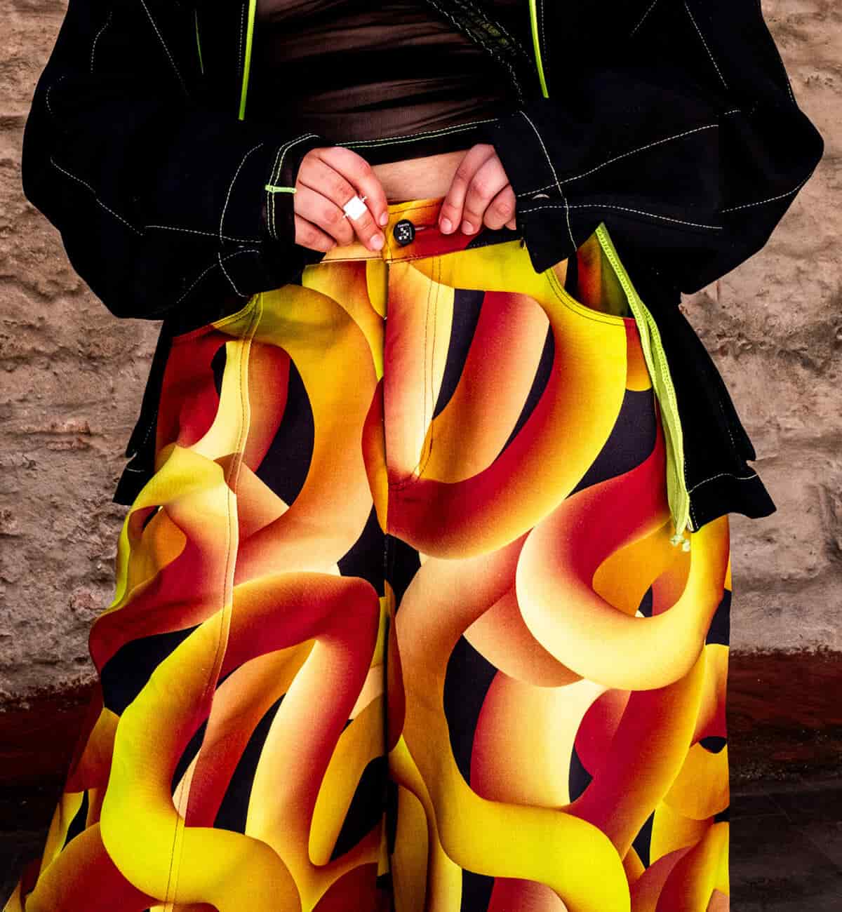 ✴︎ Pantalón Desarmable Agender 🩸 Cc: Caníbal ✴︎ Tripa 3D - miniatura 3