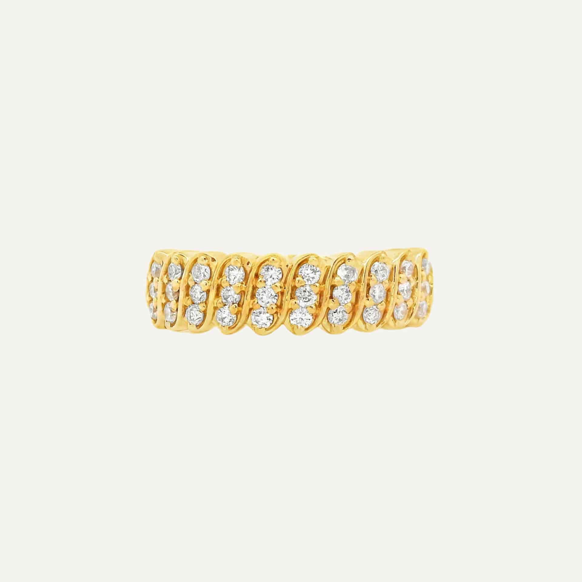 Anillo Ondas Antique - miniatura 1