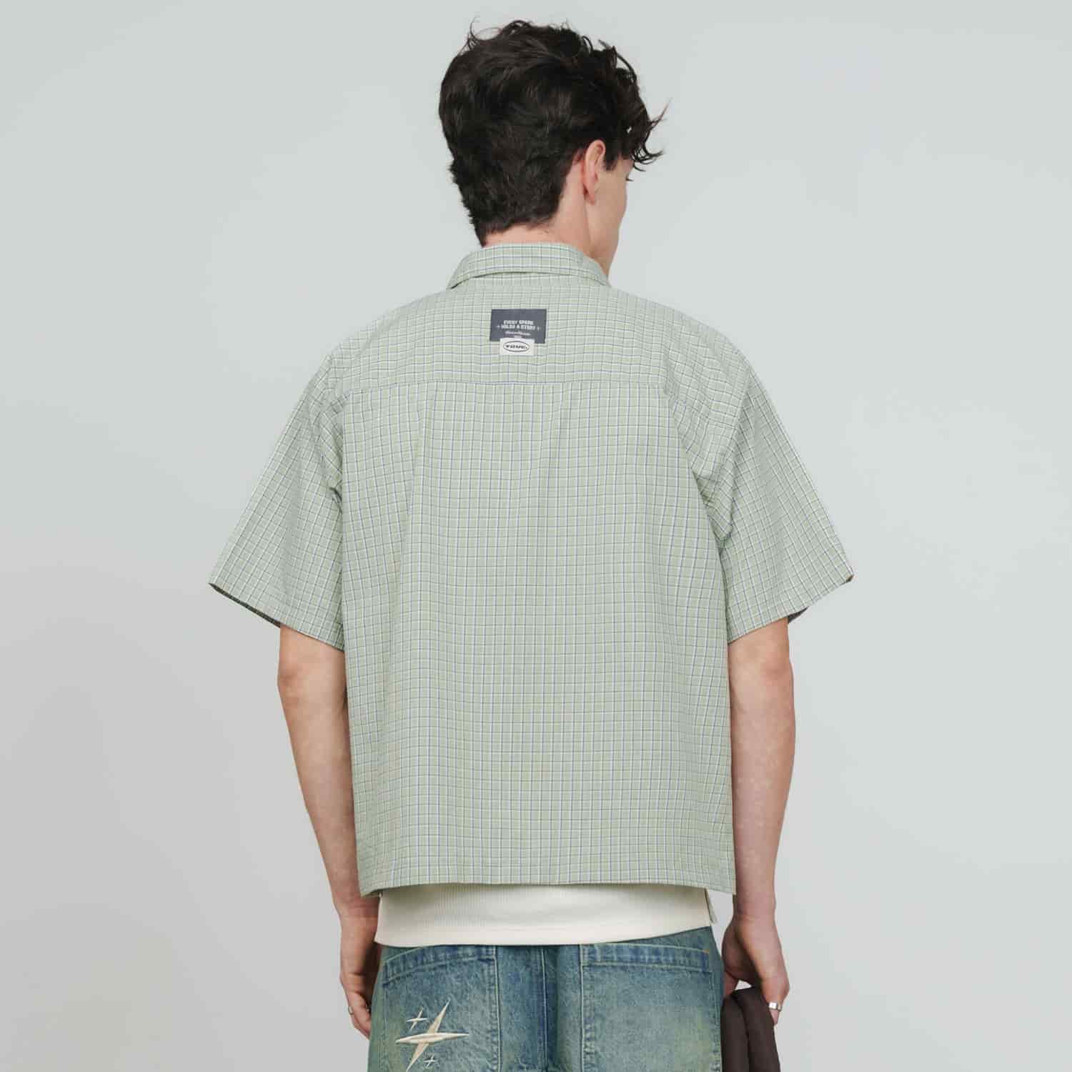 Prelude Button-Up Shirt - Olive Green - miniatura 5