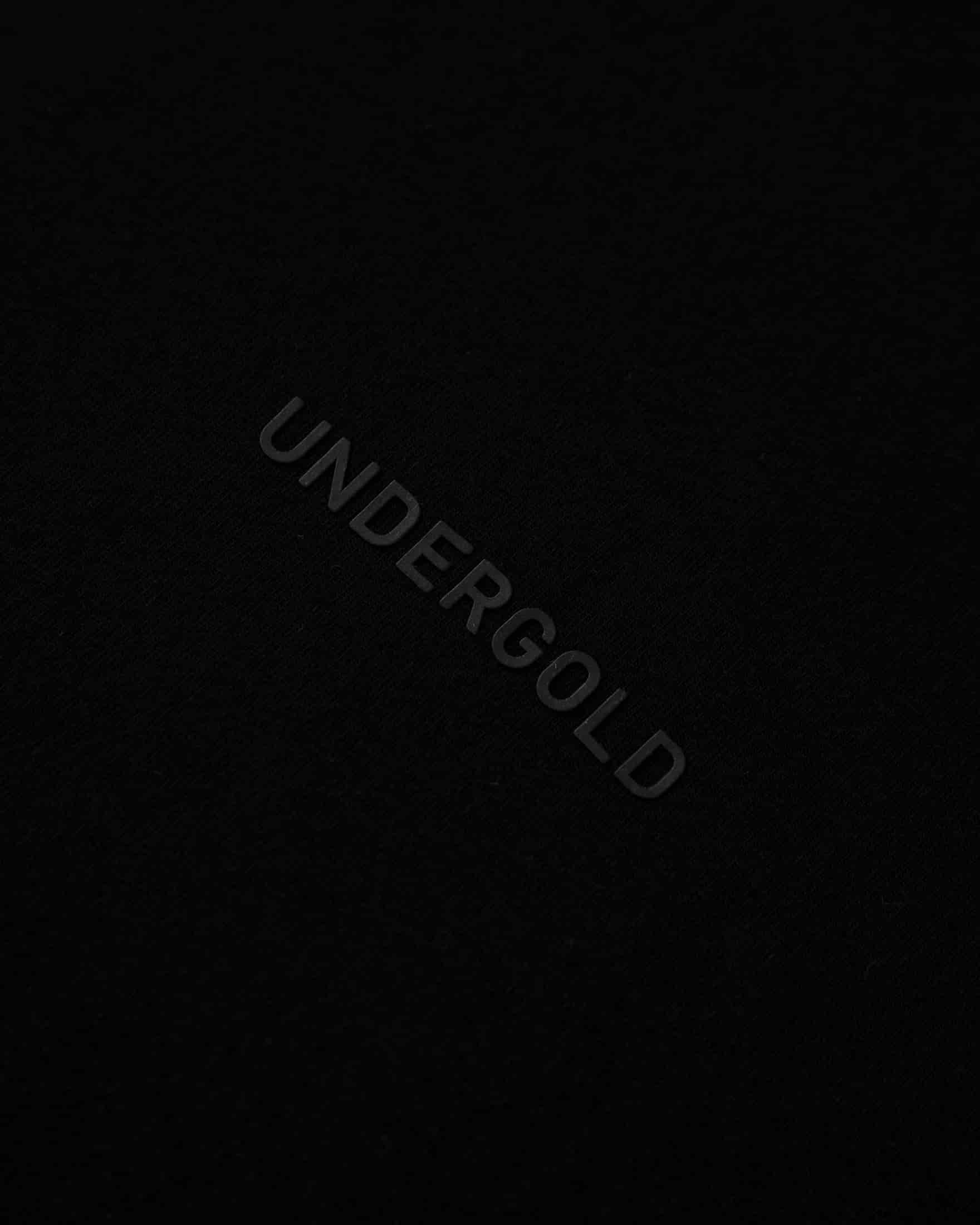 Line Logo Long Sleeve Boxy Fit Tshirt Black - miniatura 6
