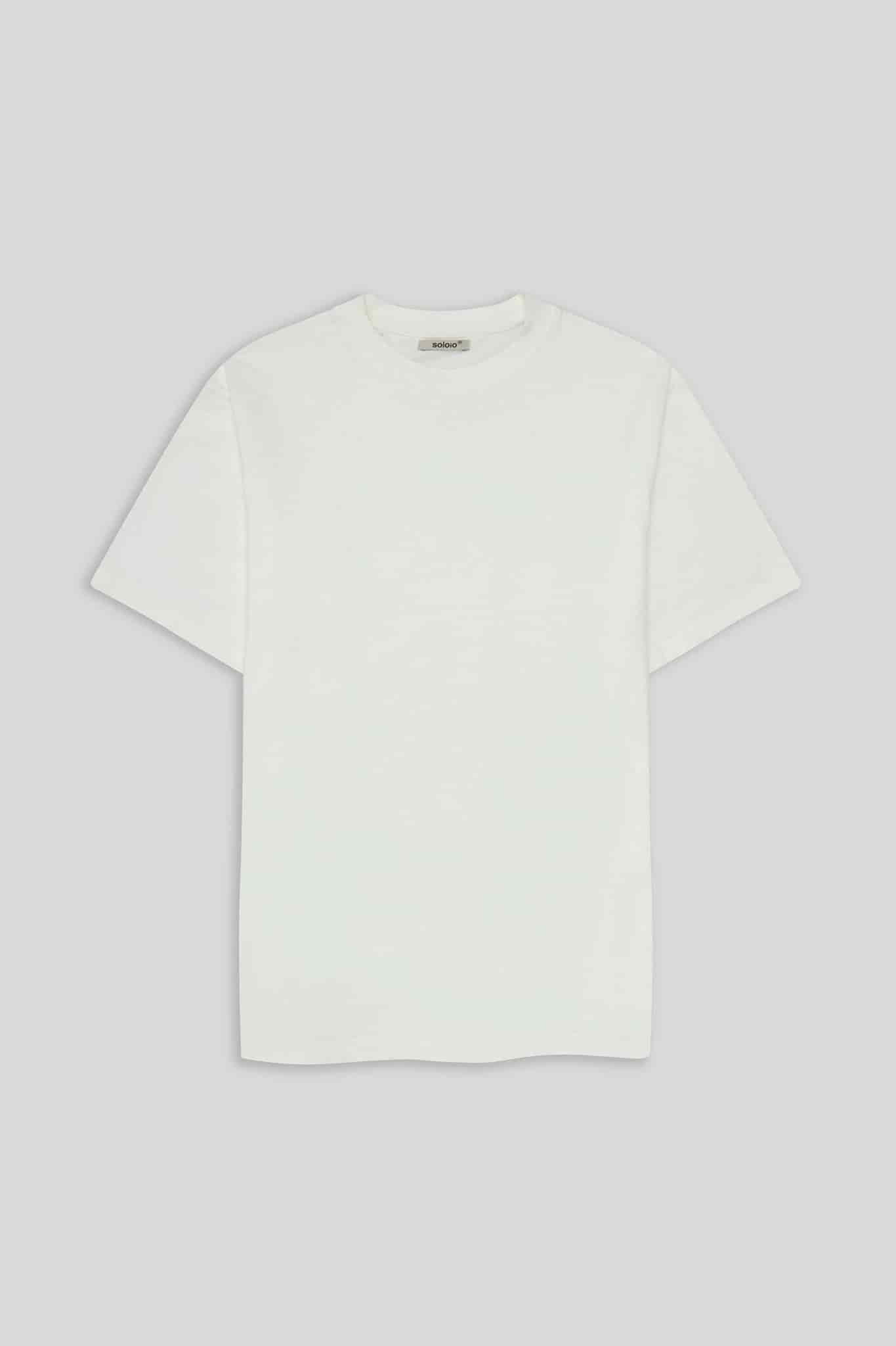 Men's cotton t-shirt white milenario - miniatura 1