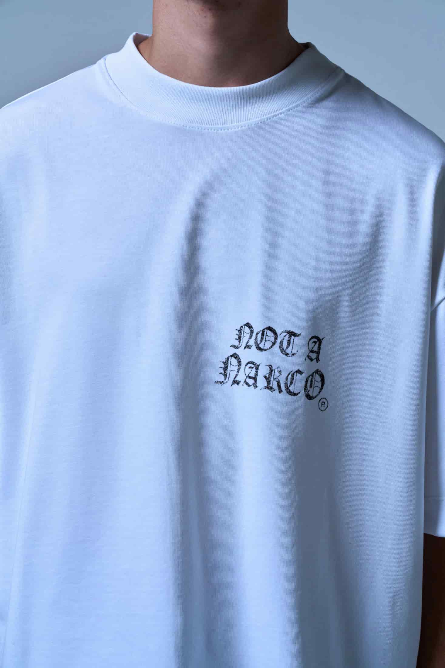 NOT A NARCO FW25 WHITE T-SHIRT - miniatura 9