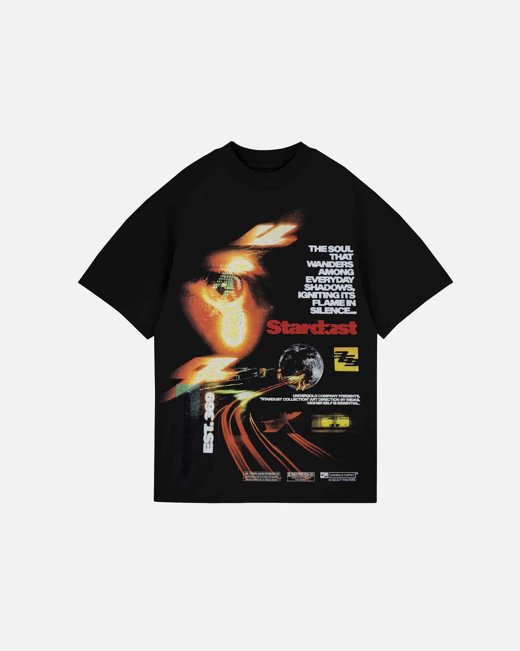 Stardust Night Drive Tshirt Black - miniatura 1