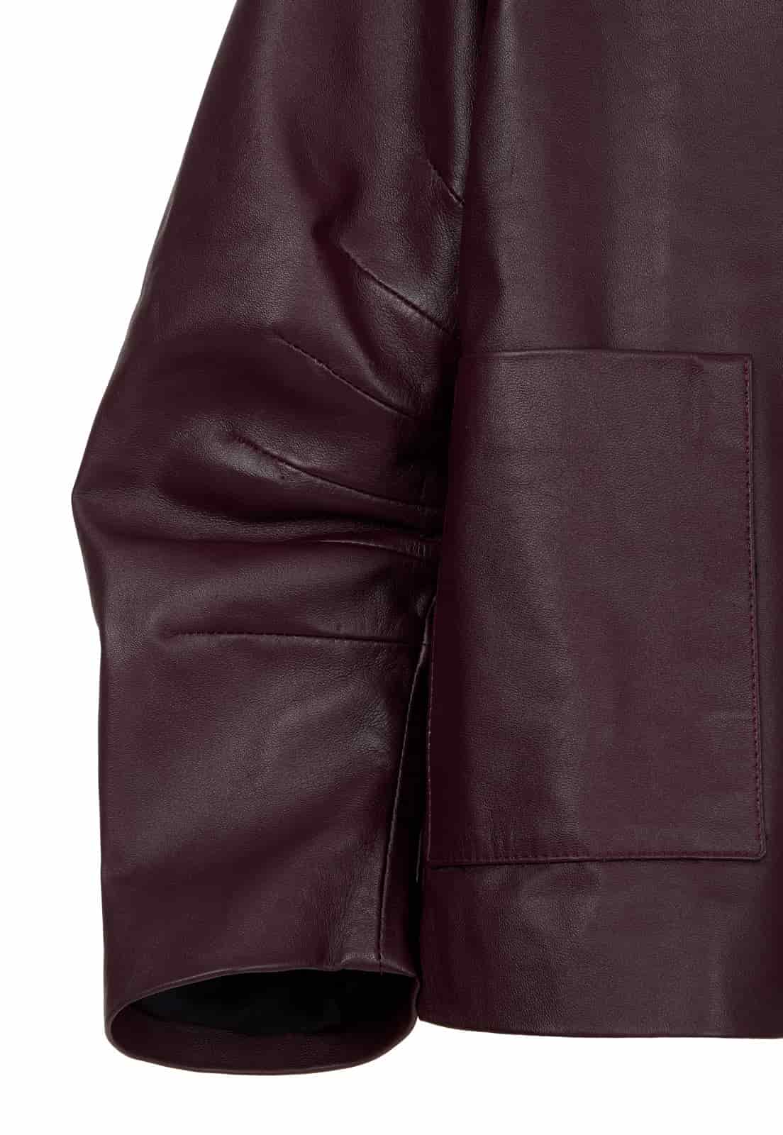 FURROWS LEATHER BLAZER - miniatura 7