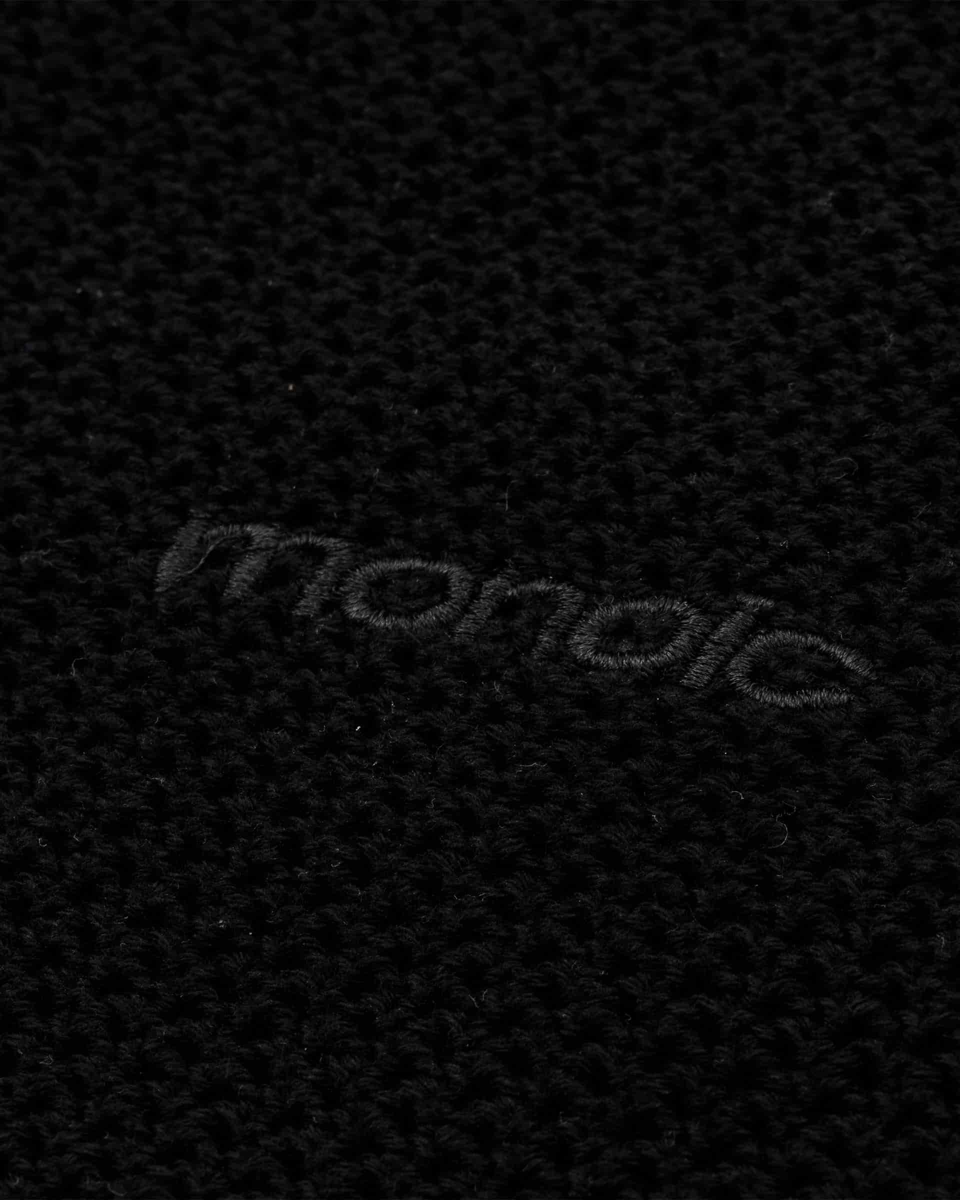 Knit Monogram Sweater - Negro Oscuro - miniatura 7