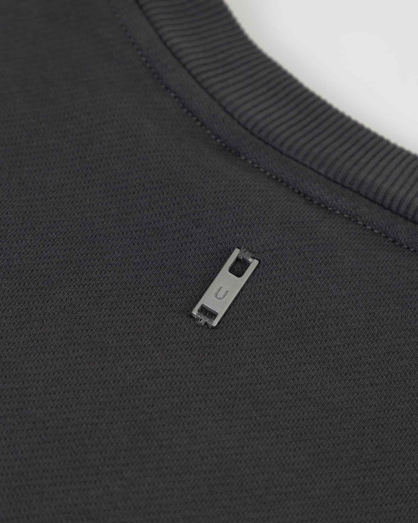 Line Basic Boxy Fit Crewneck Dark Gray - miniatura 6