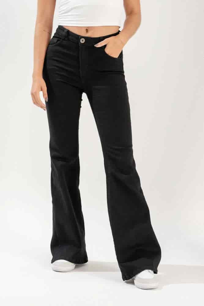 Jeans Flare Negro - miniatura 1