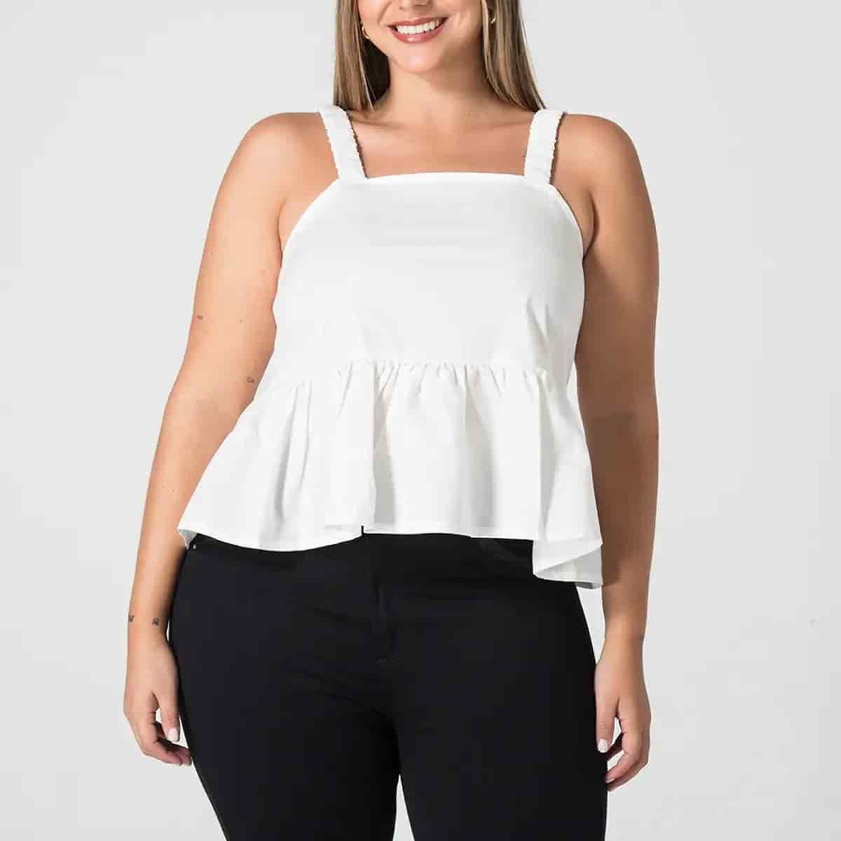 Blusa Manga Sisa Bandes - miniatura 1