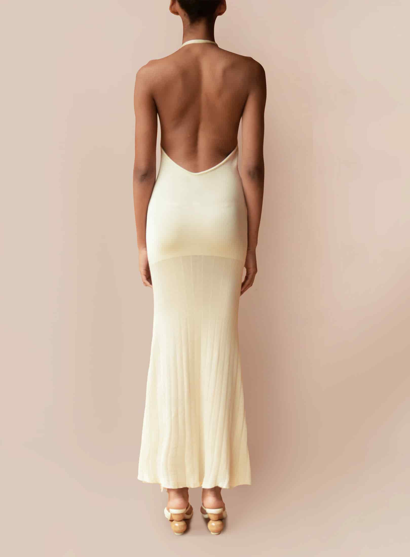LIATRIS MAXI DRESS IVORY - miniatura 2