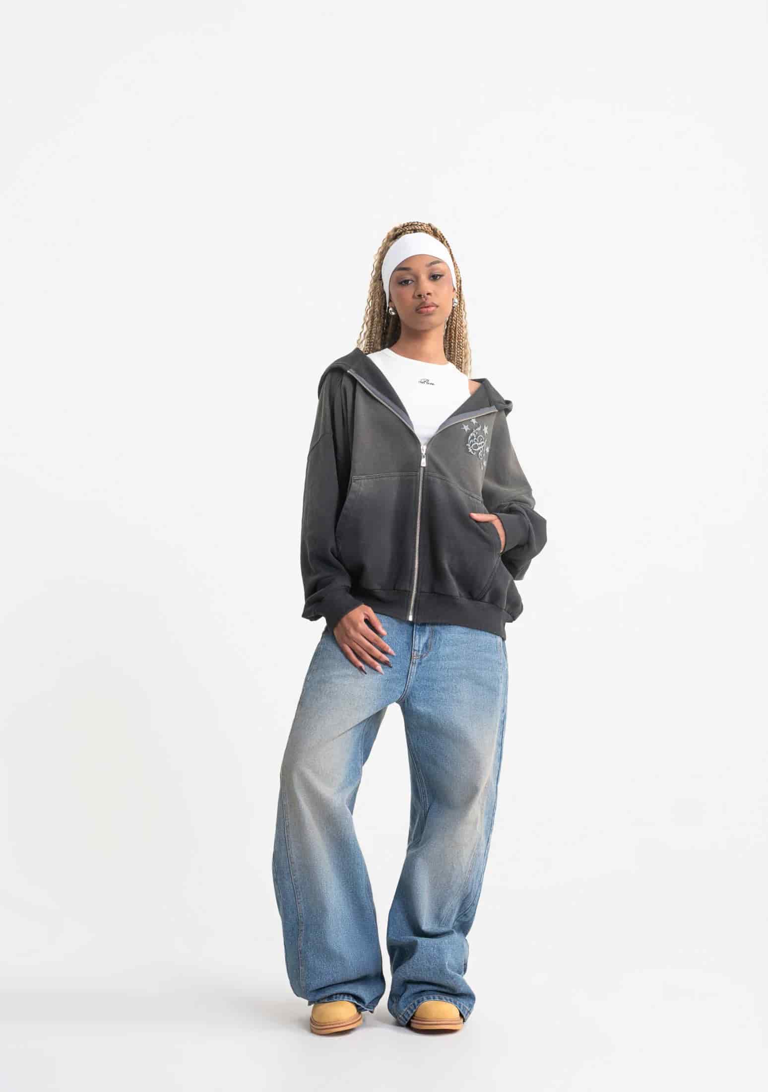 Rustic zipper hoodie - miniatura 12